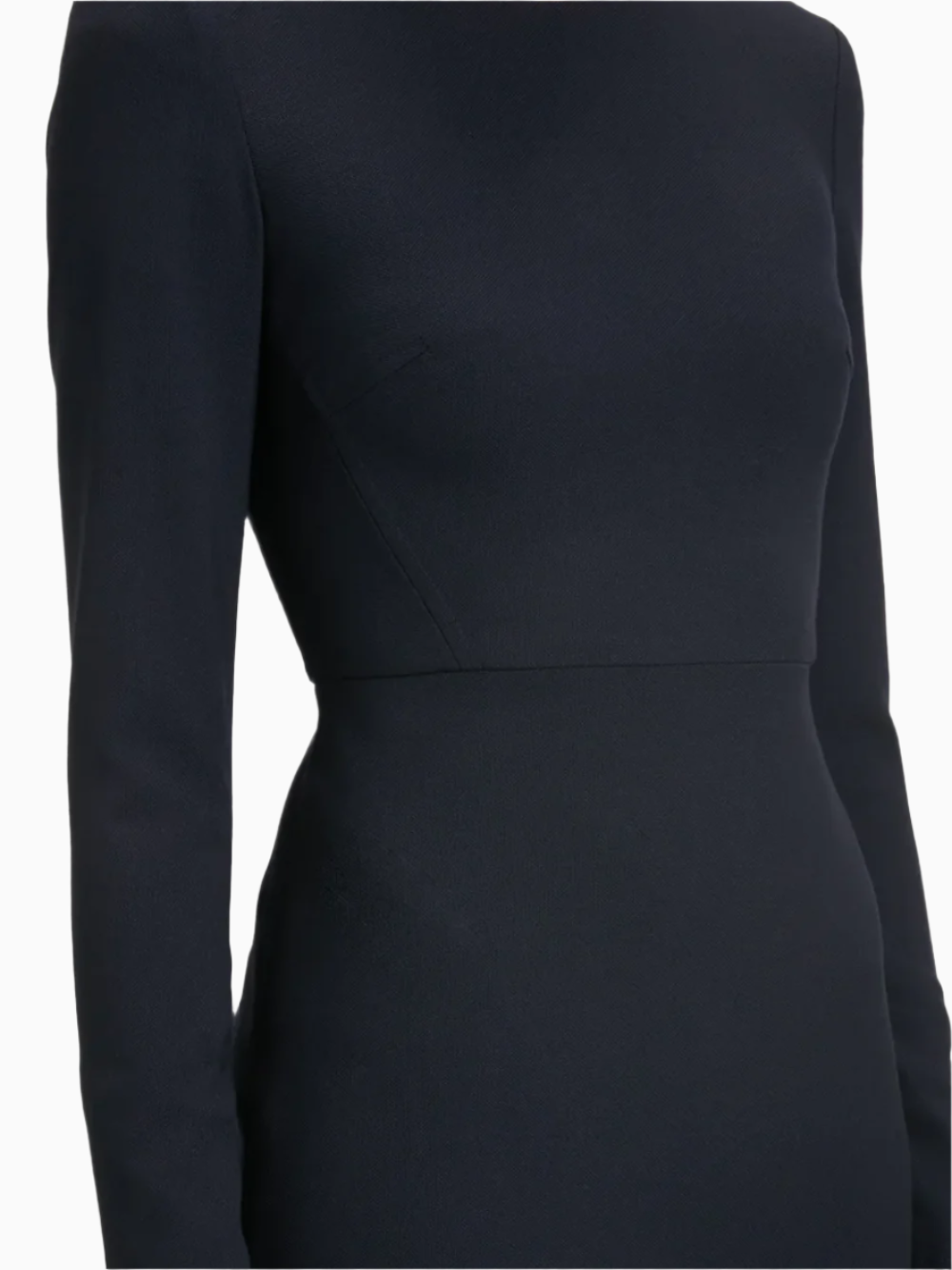 Vestido ajustado de manga larga