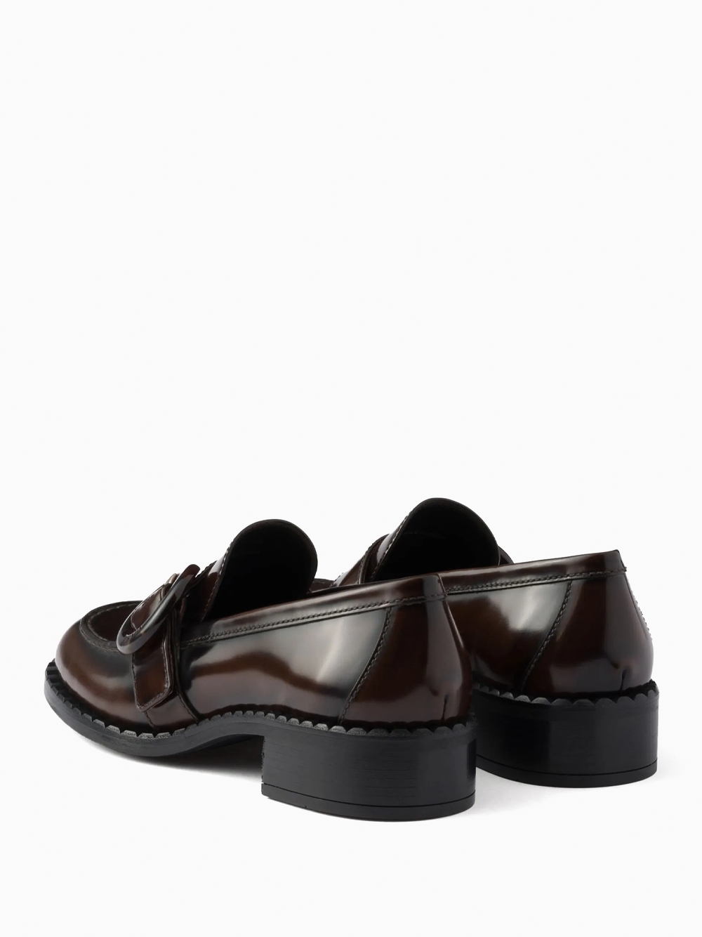 Loafers with buckle