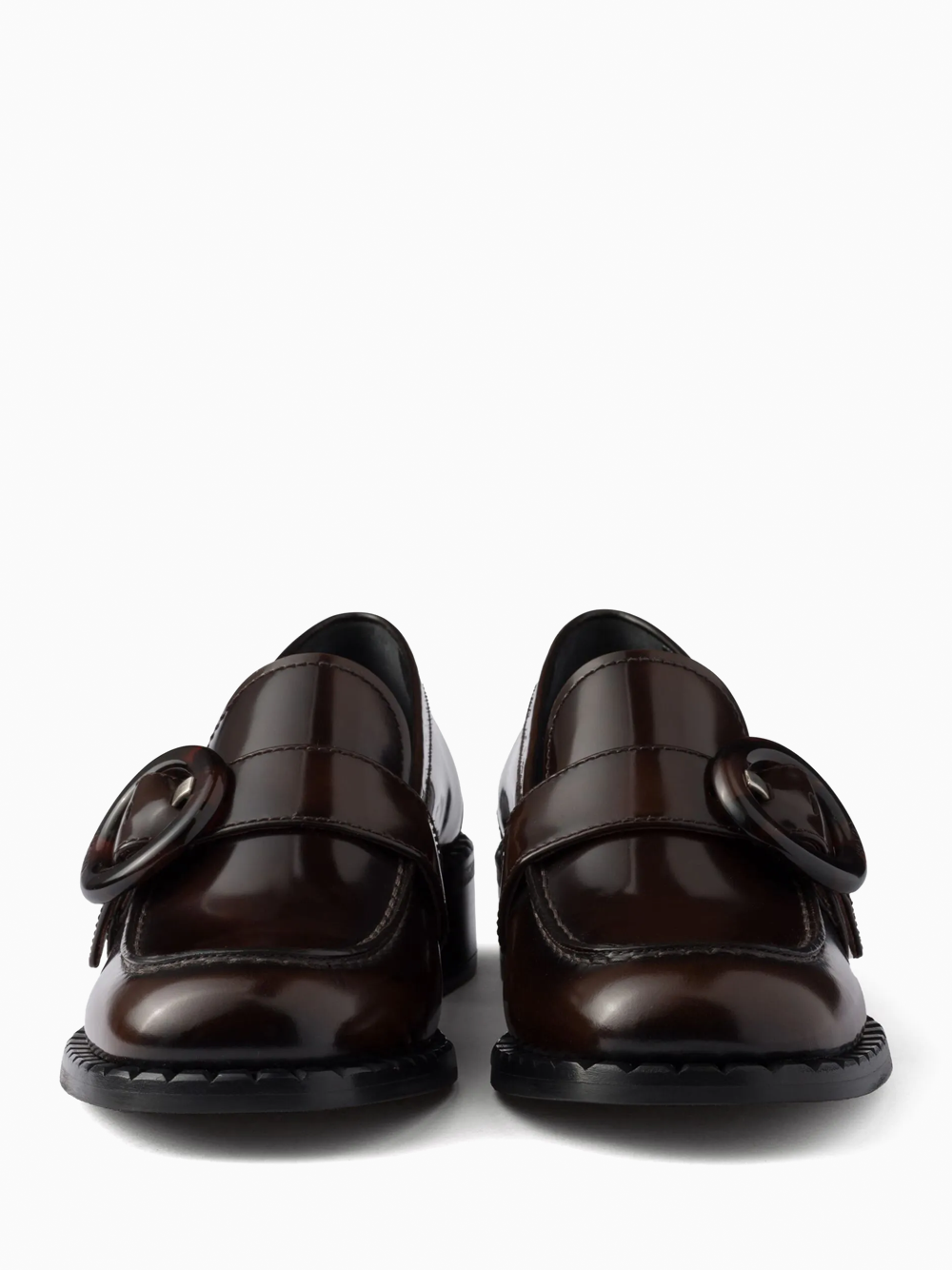 Loafers with buckle