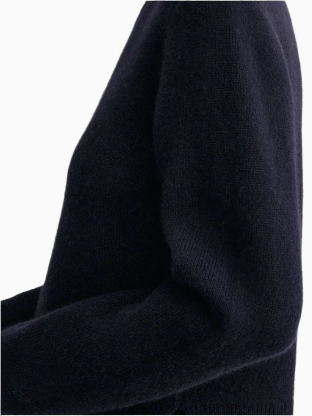 Cropped crew-neck jumper