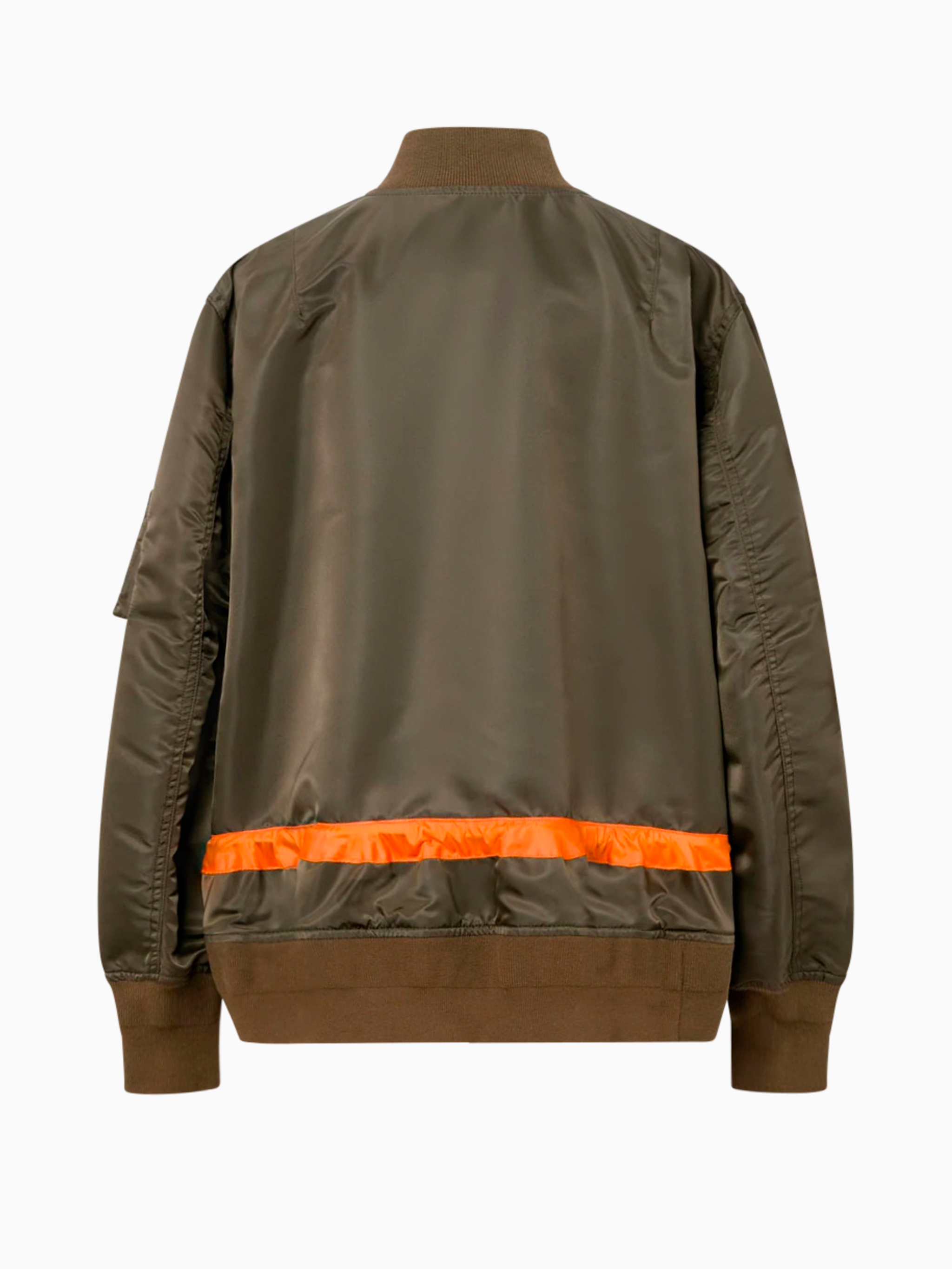 Chaqueta bomber de nylon