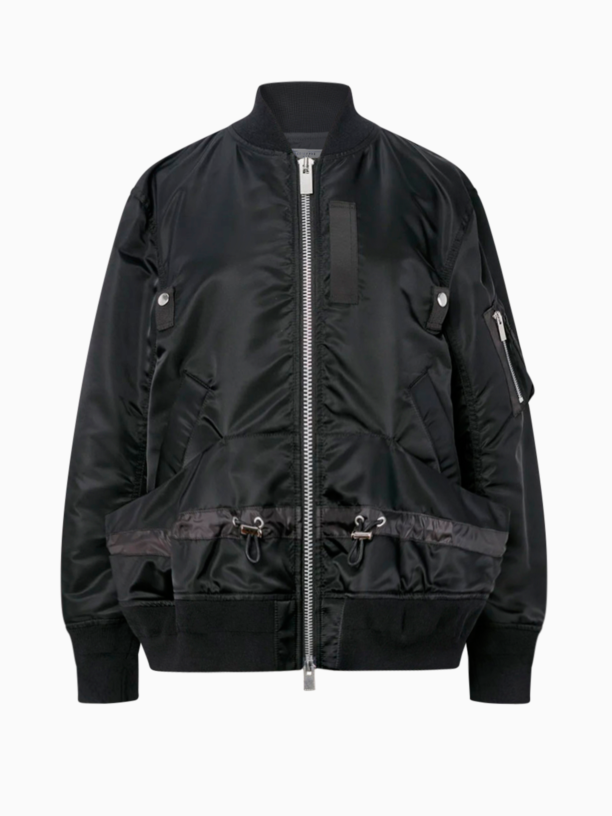 Nylon bomber jacket