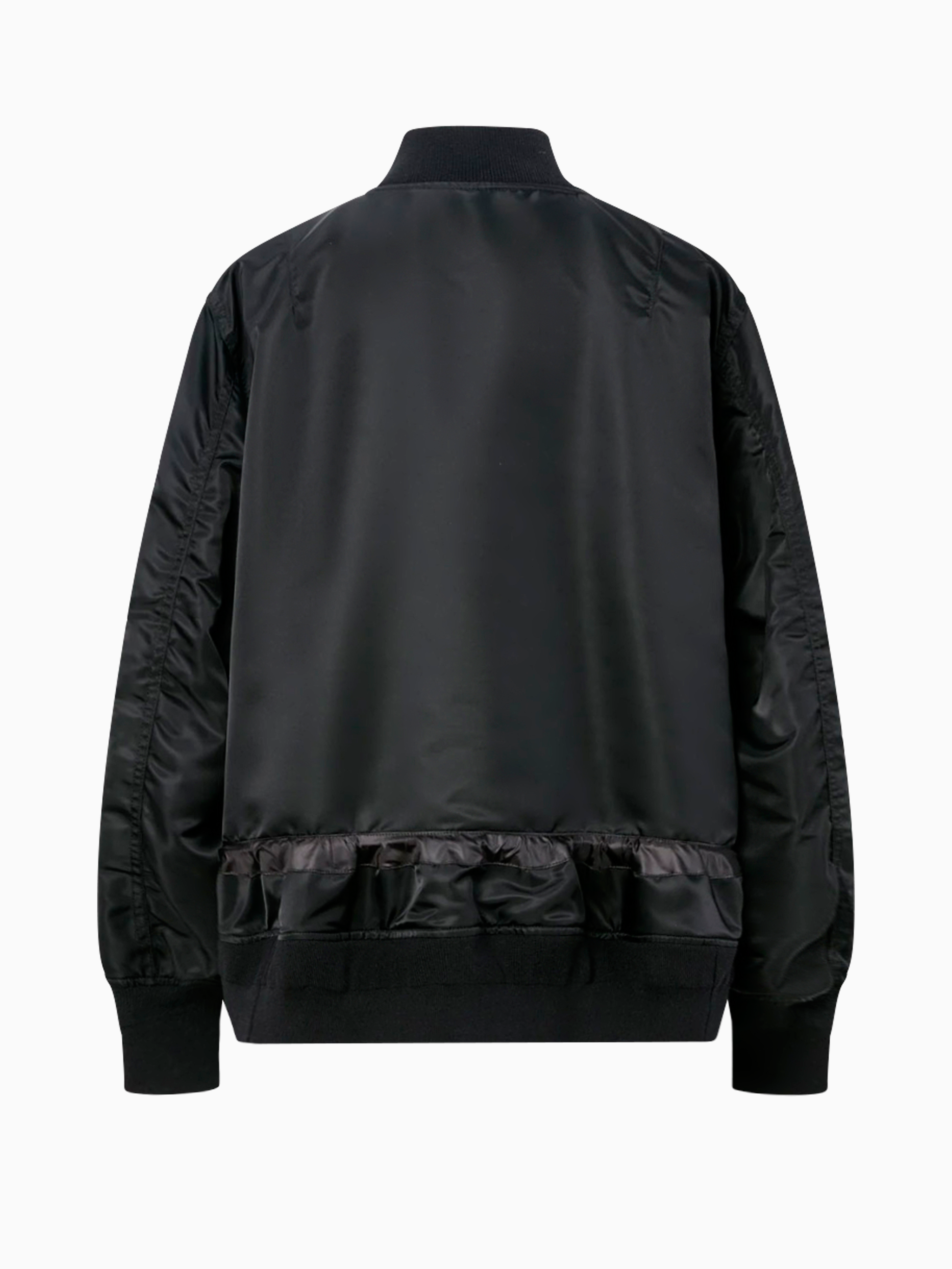 Nylon bomber jacket