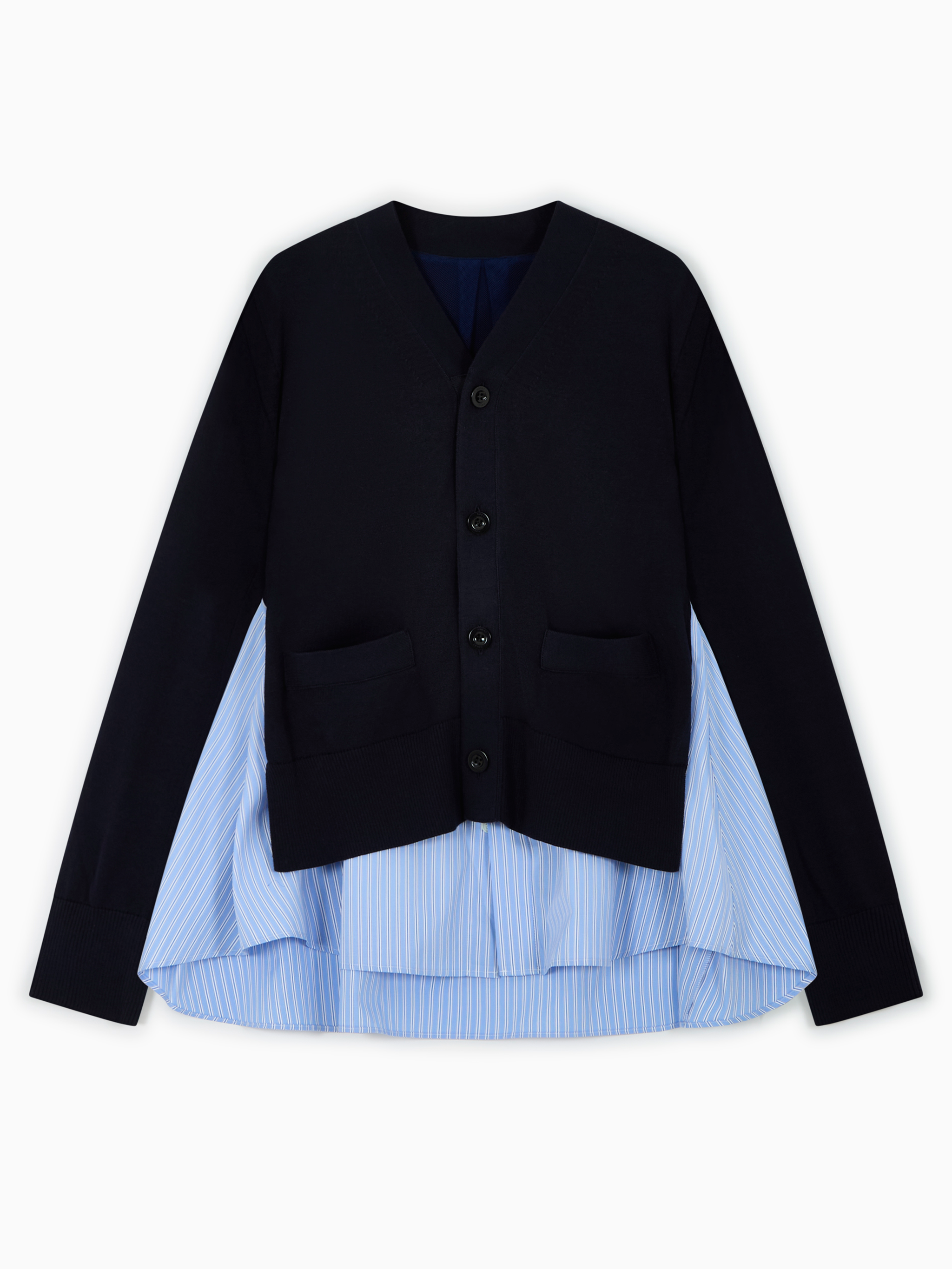Poplin cardigan Sacai OTTODISANPIETRO