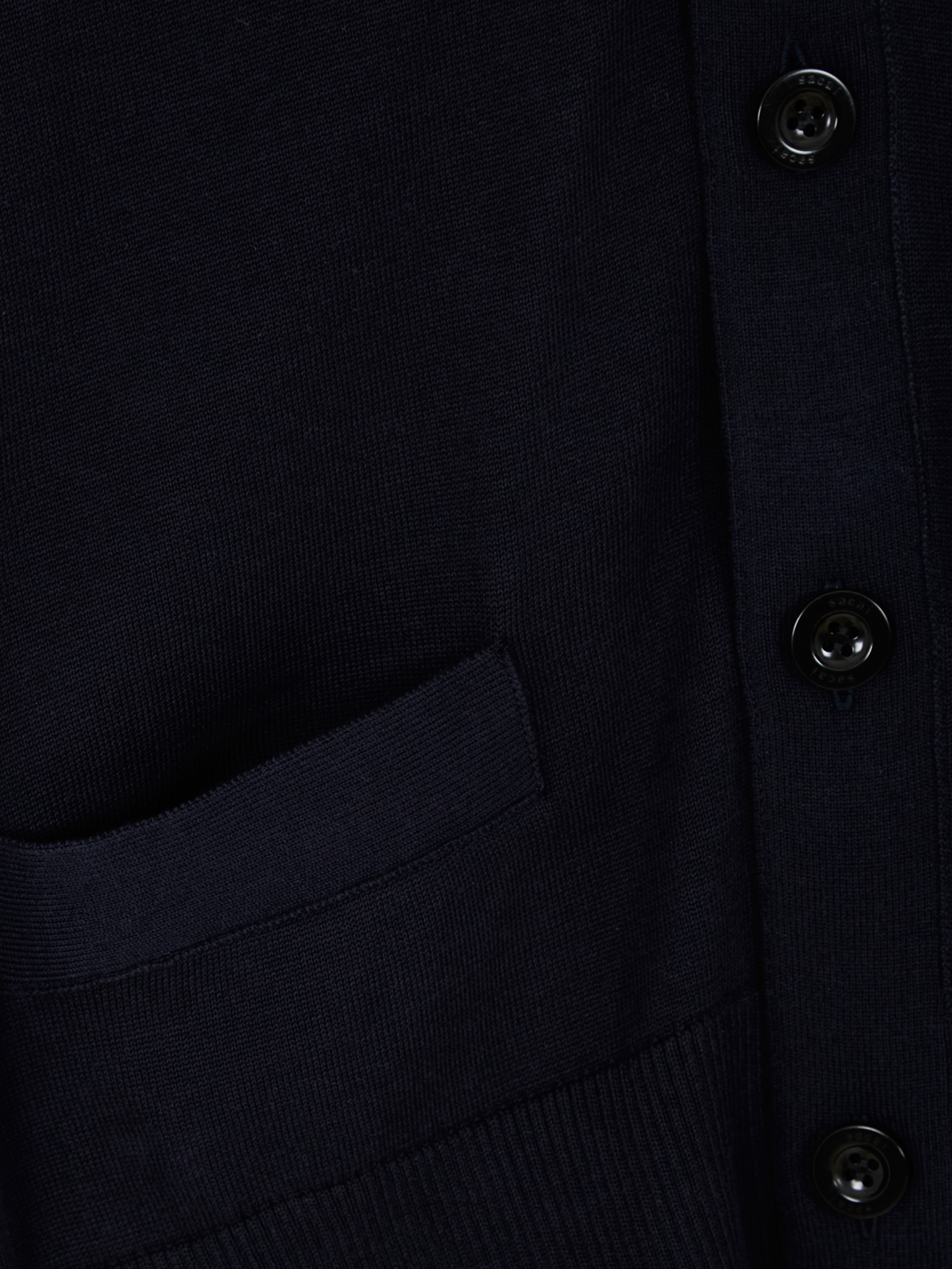 Cardigan con popelín