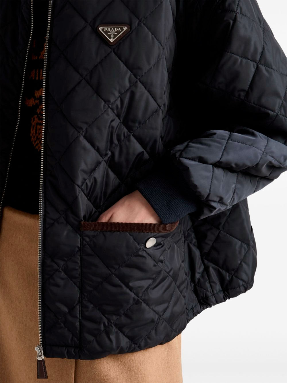 Quilted light Re-Nylon jacket