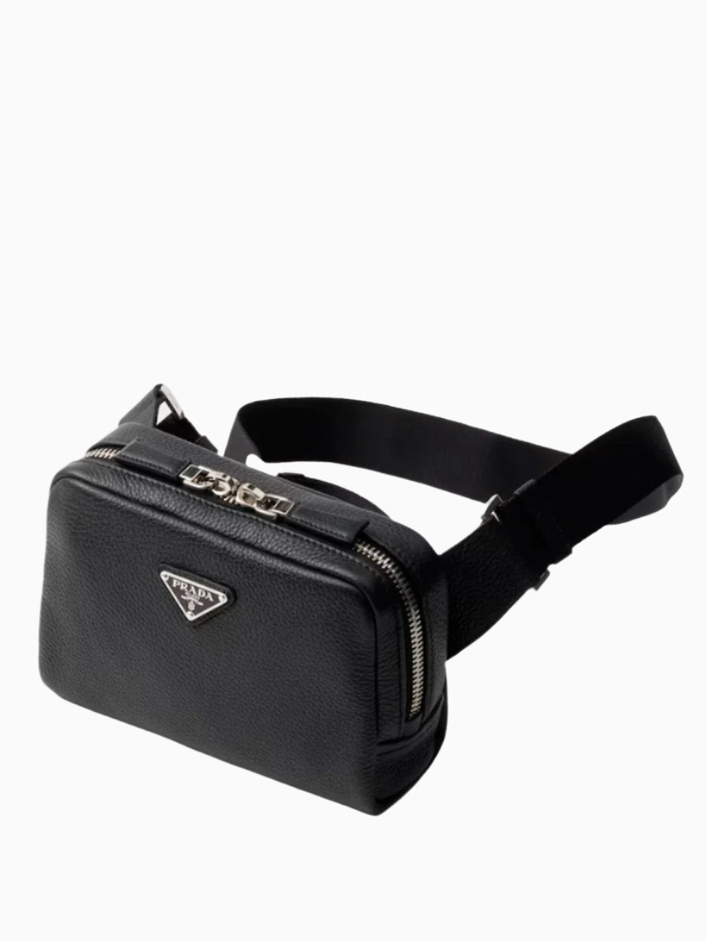 Triangle logo shoulder bag