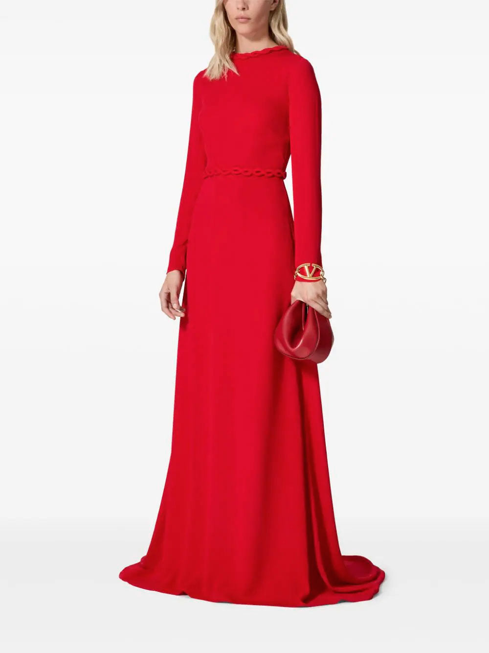 Double-georgette evening dress