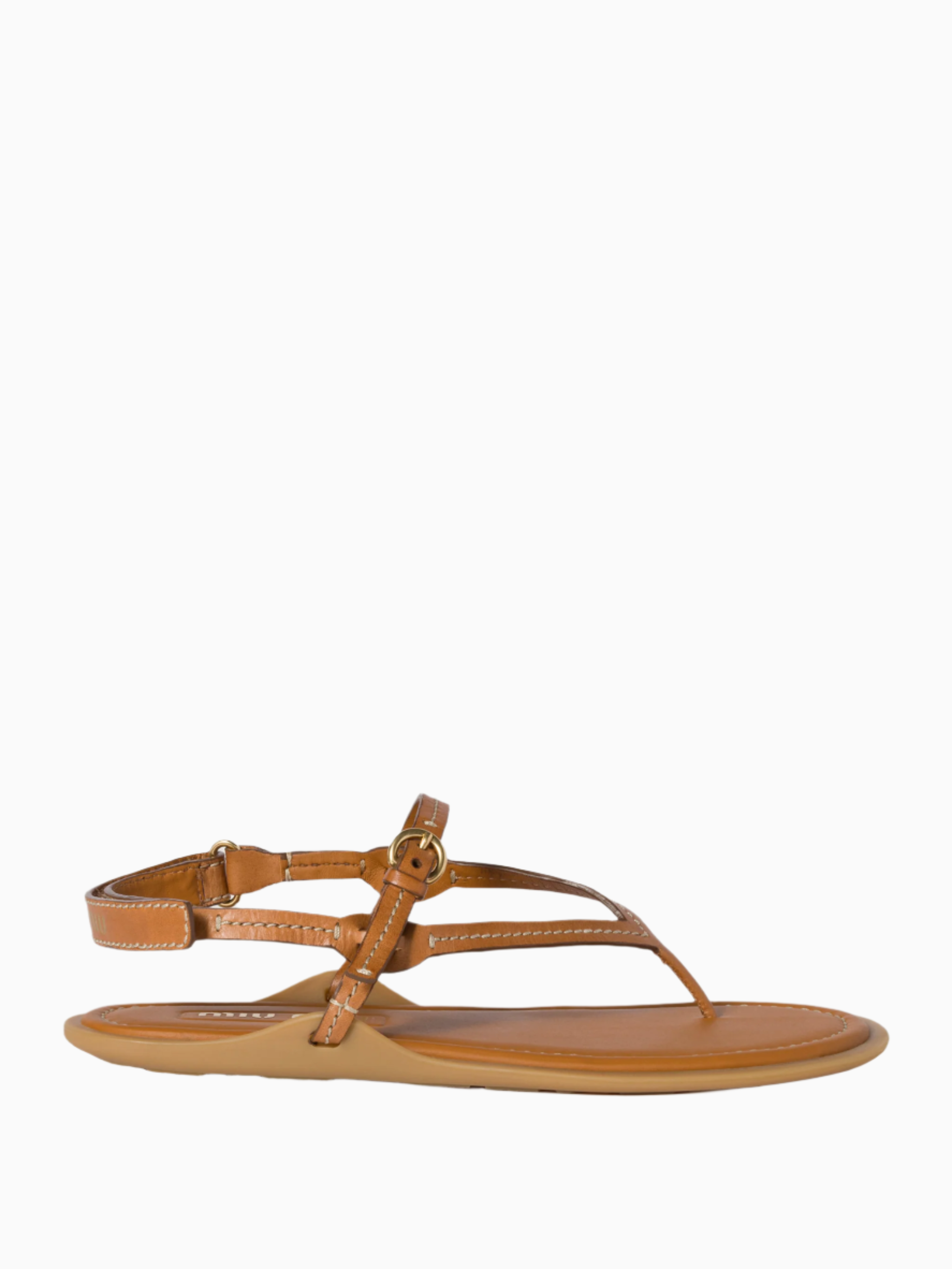 その他 miu Leather thong sandals | Miu Miu | OTTODISANPIETRO