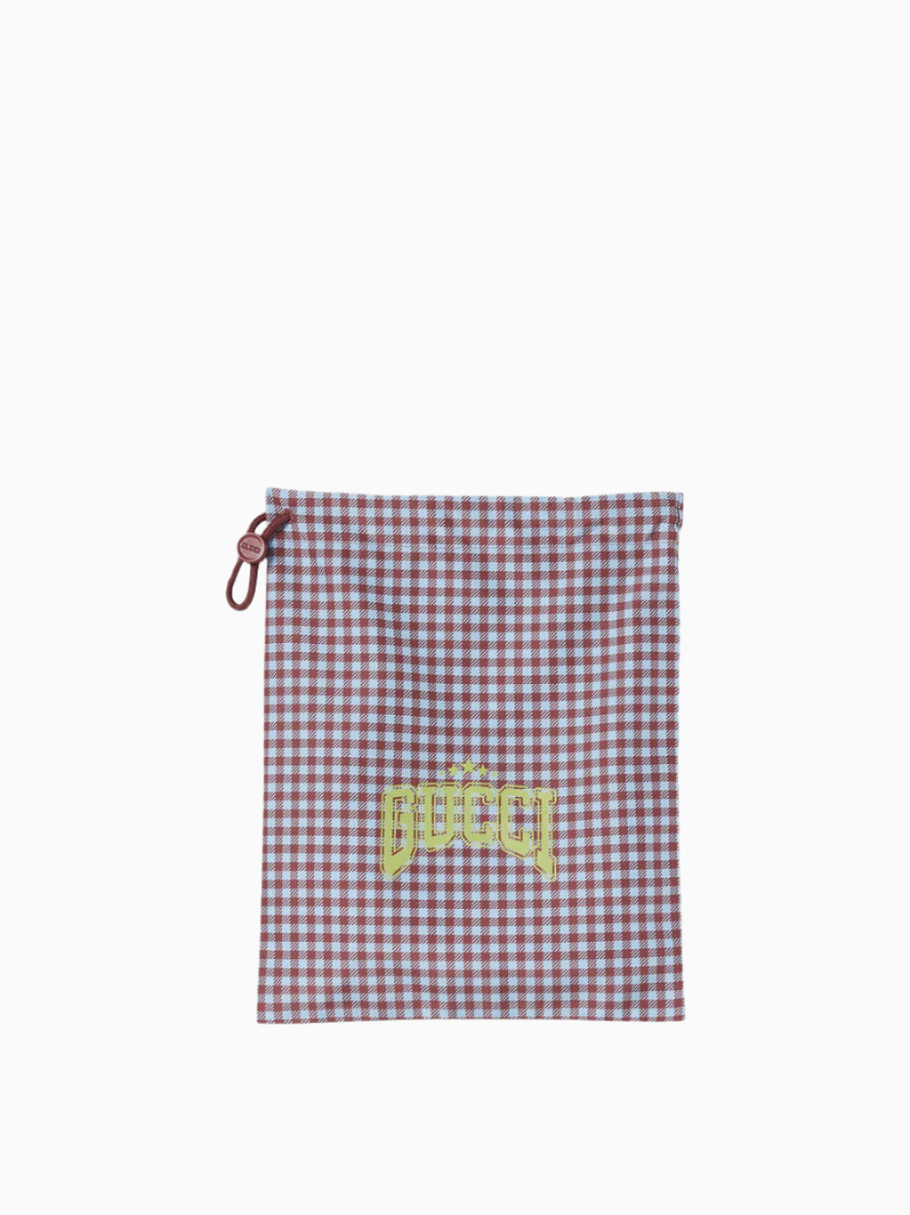 Gingham print swim shorts