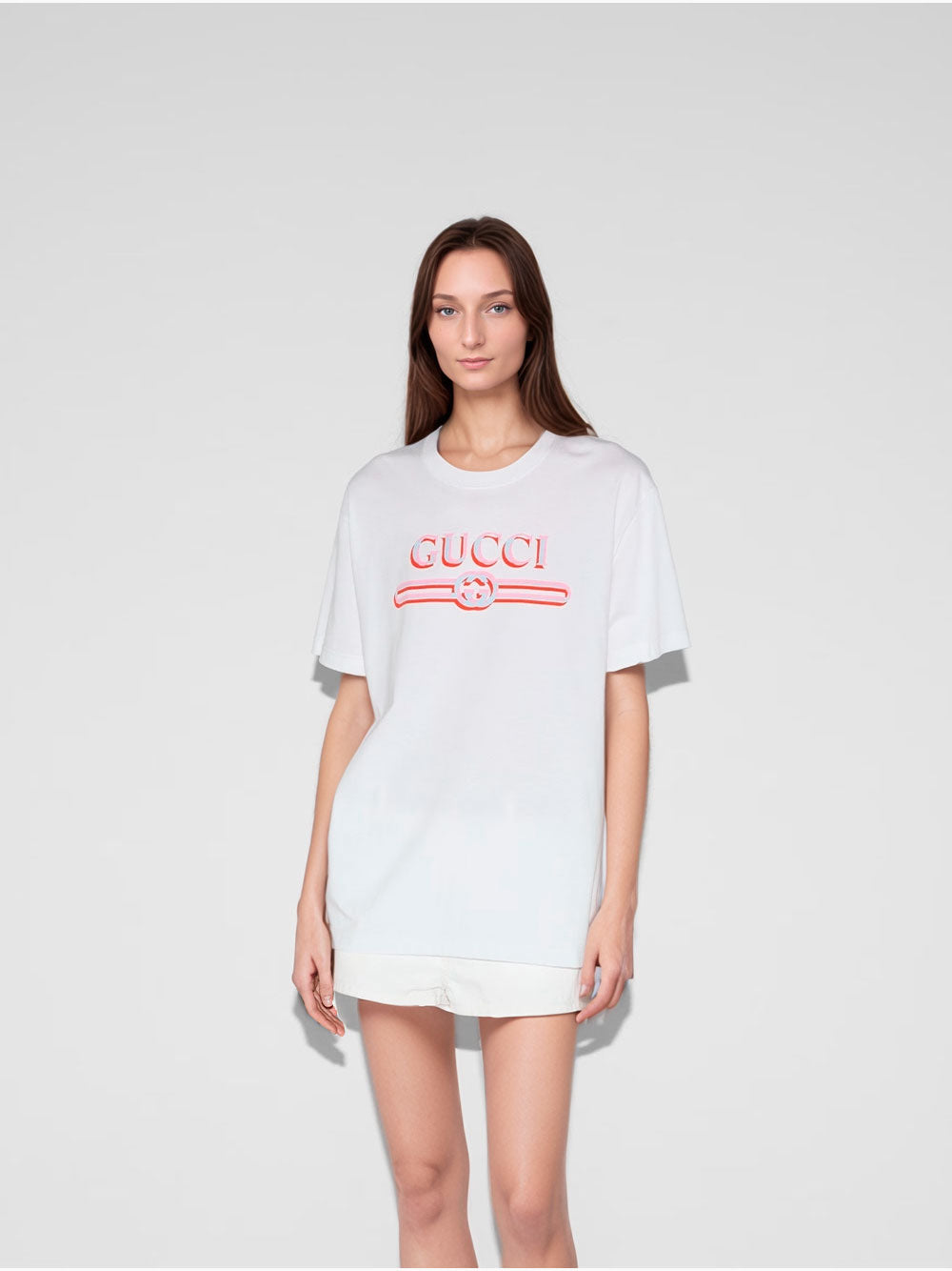 Camiseta con logo vintage