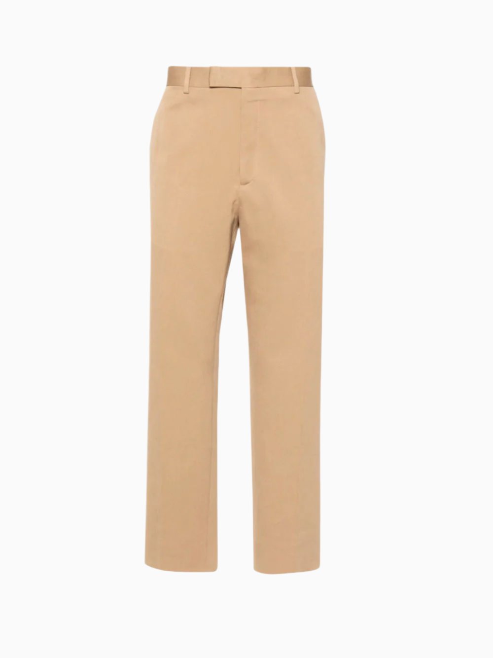 Web-stripe trim trousers