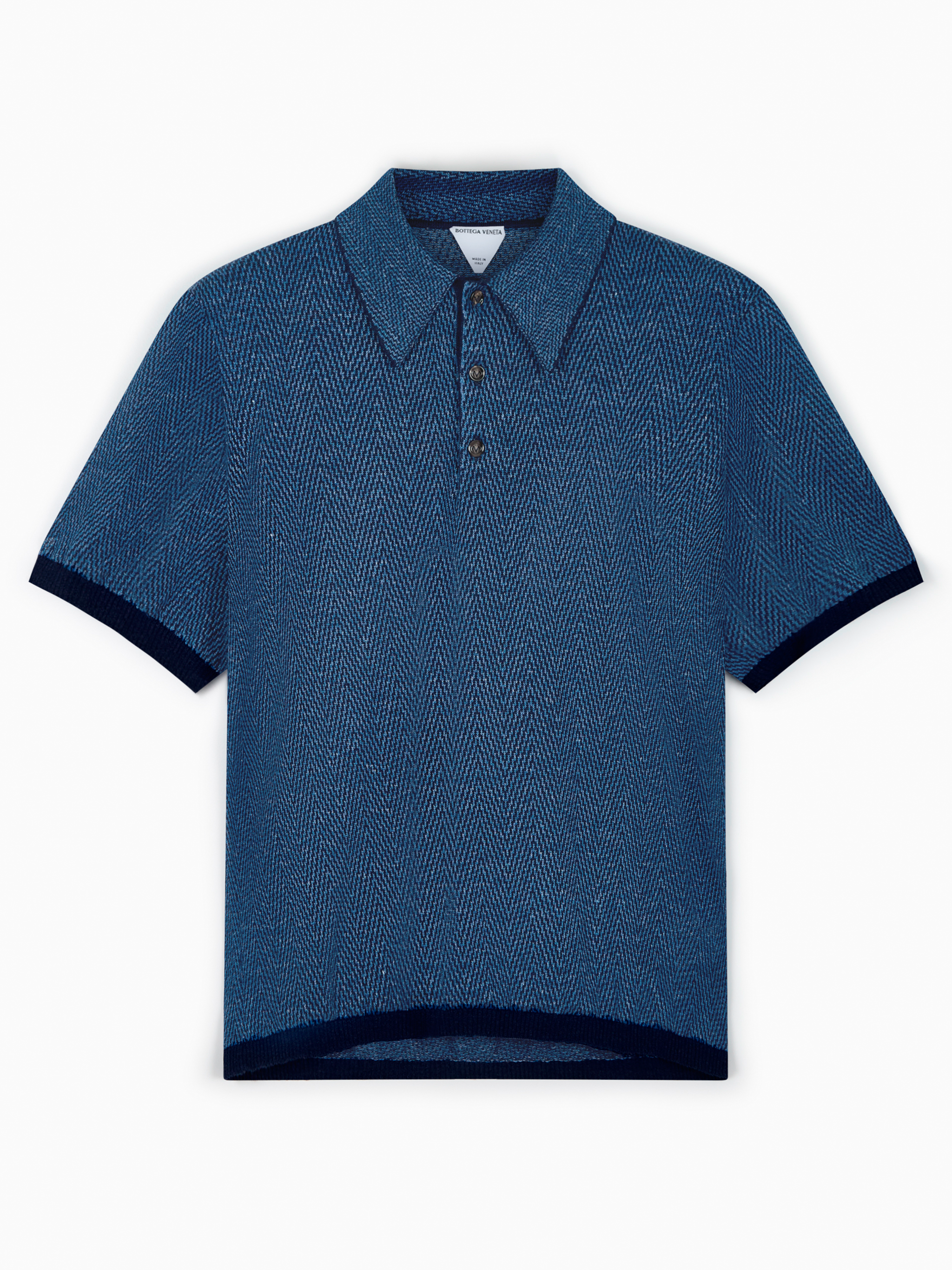 Linen polo shirt