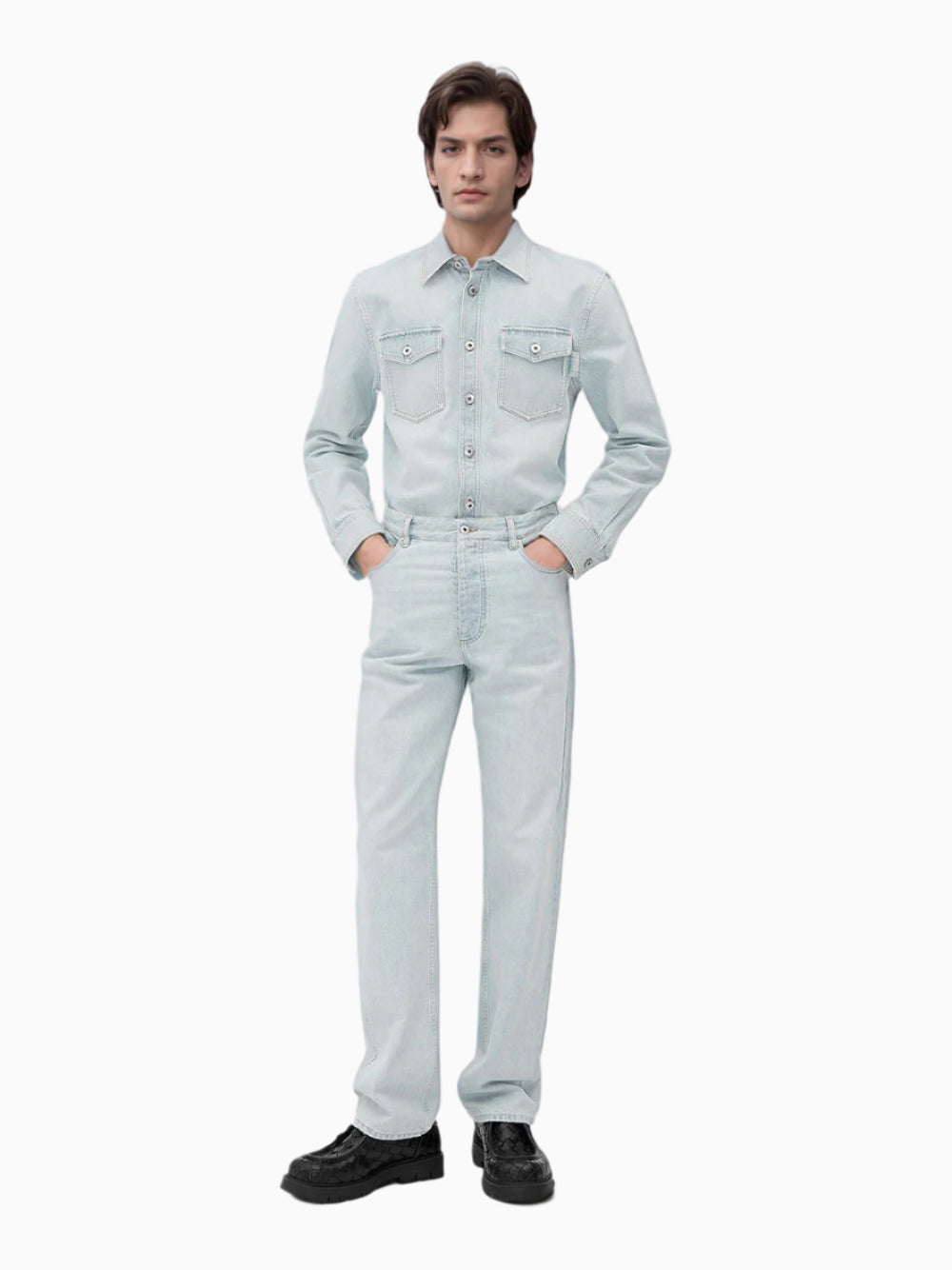 Extra Bleached denim shirt