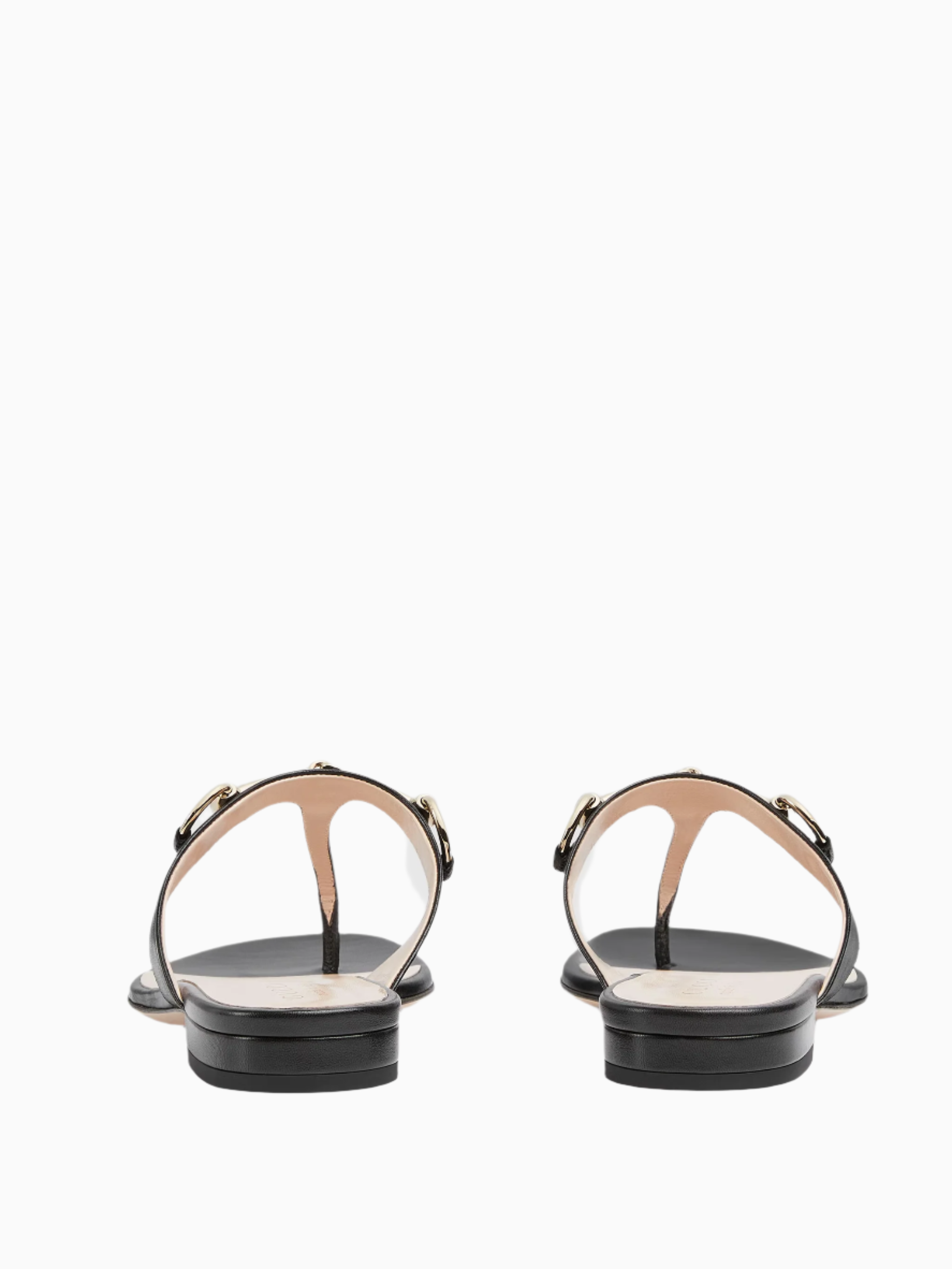 Horsebit thong sandals