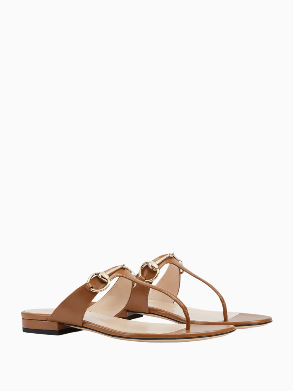 Horsebit thong sandal