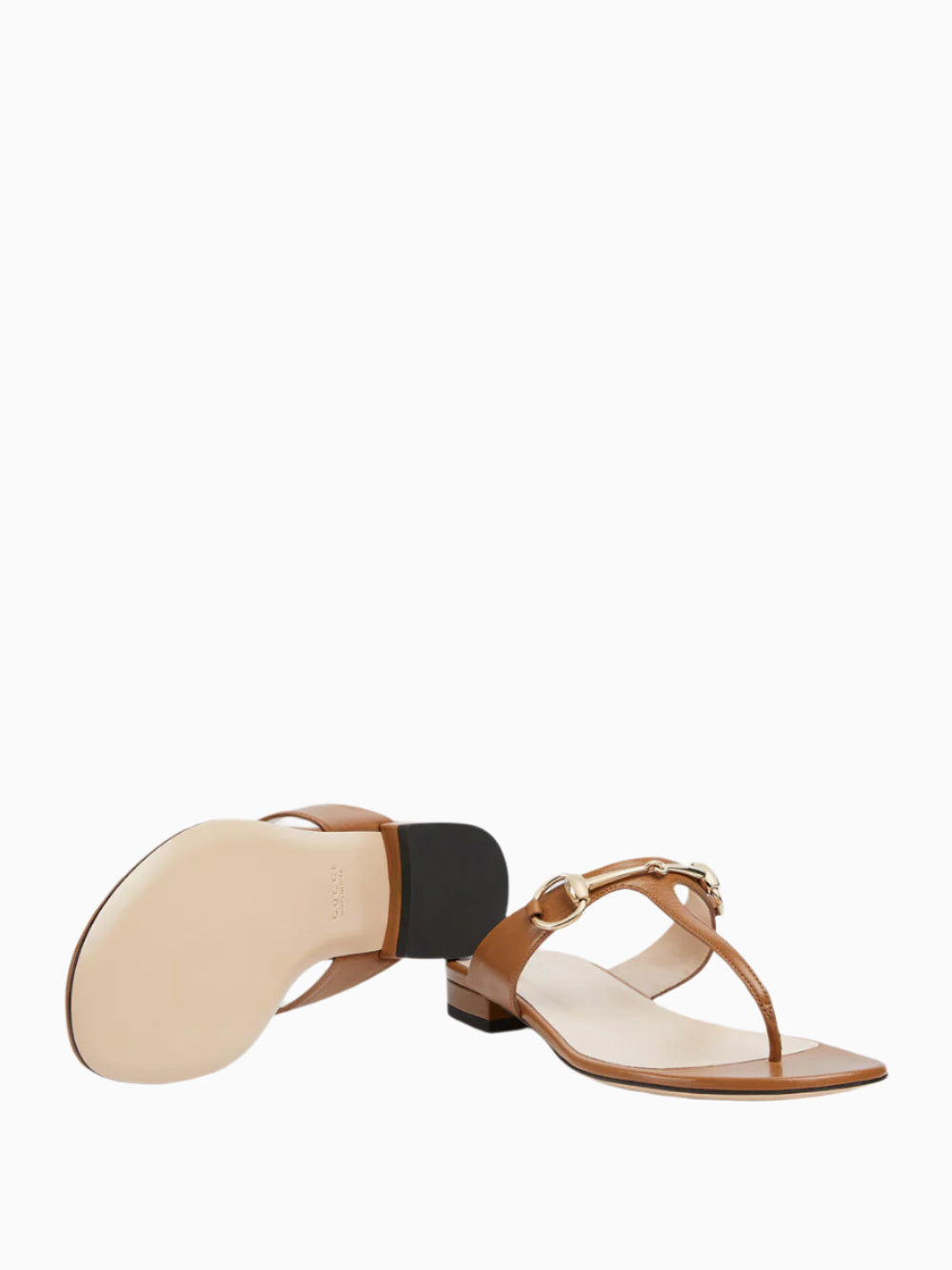 Horsebit thong sandal