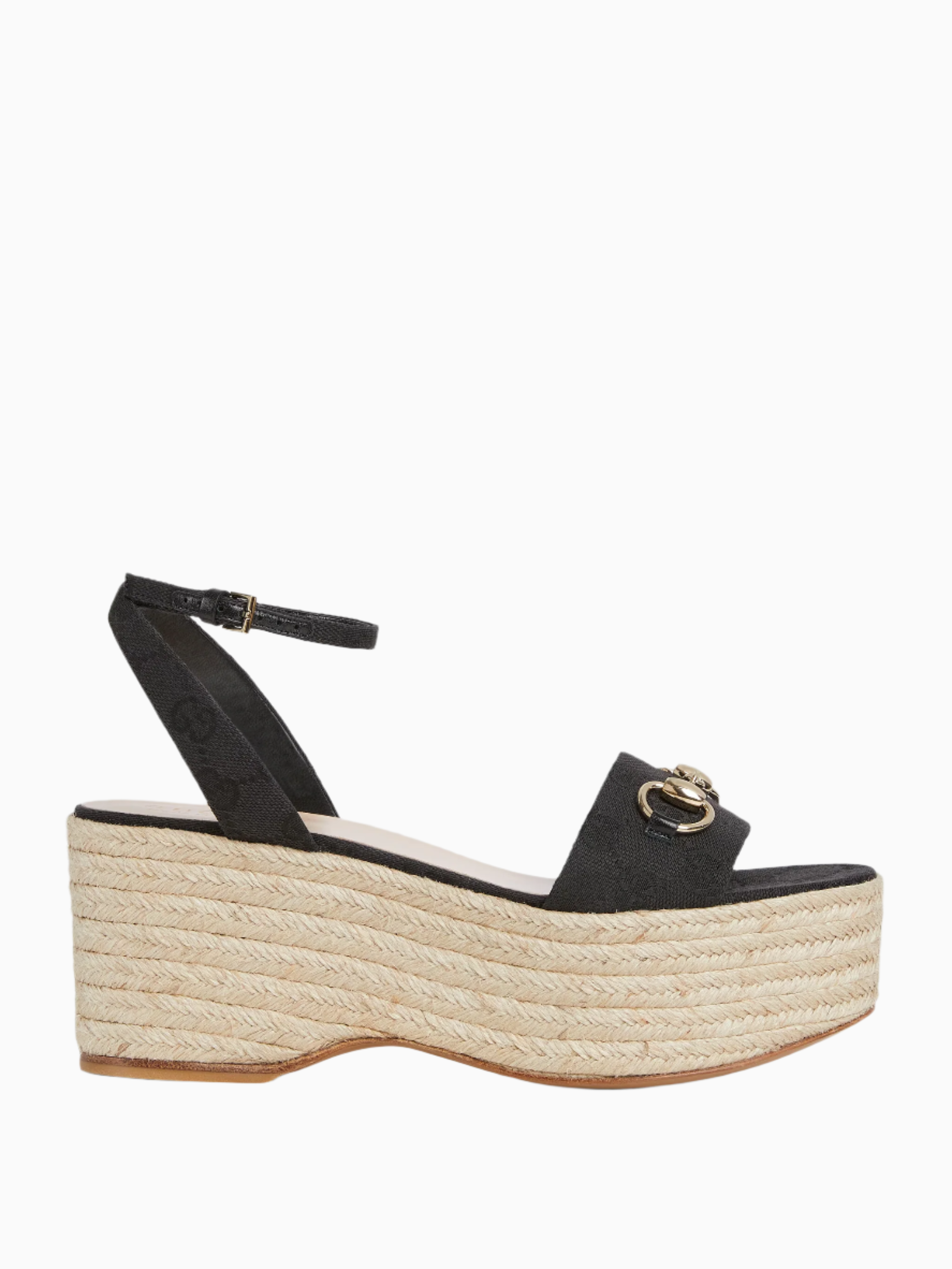 Horsebit espadrille sandals