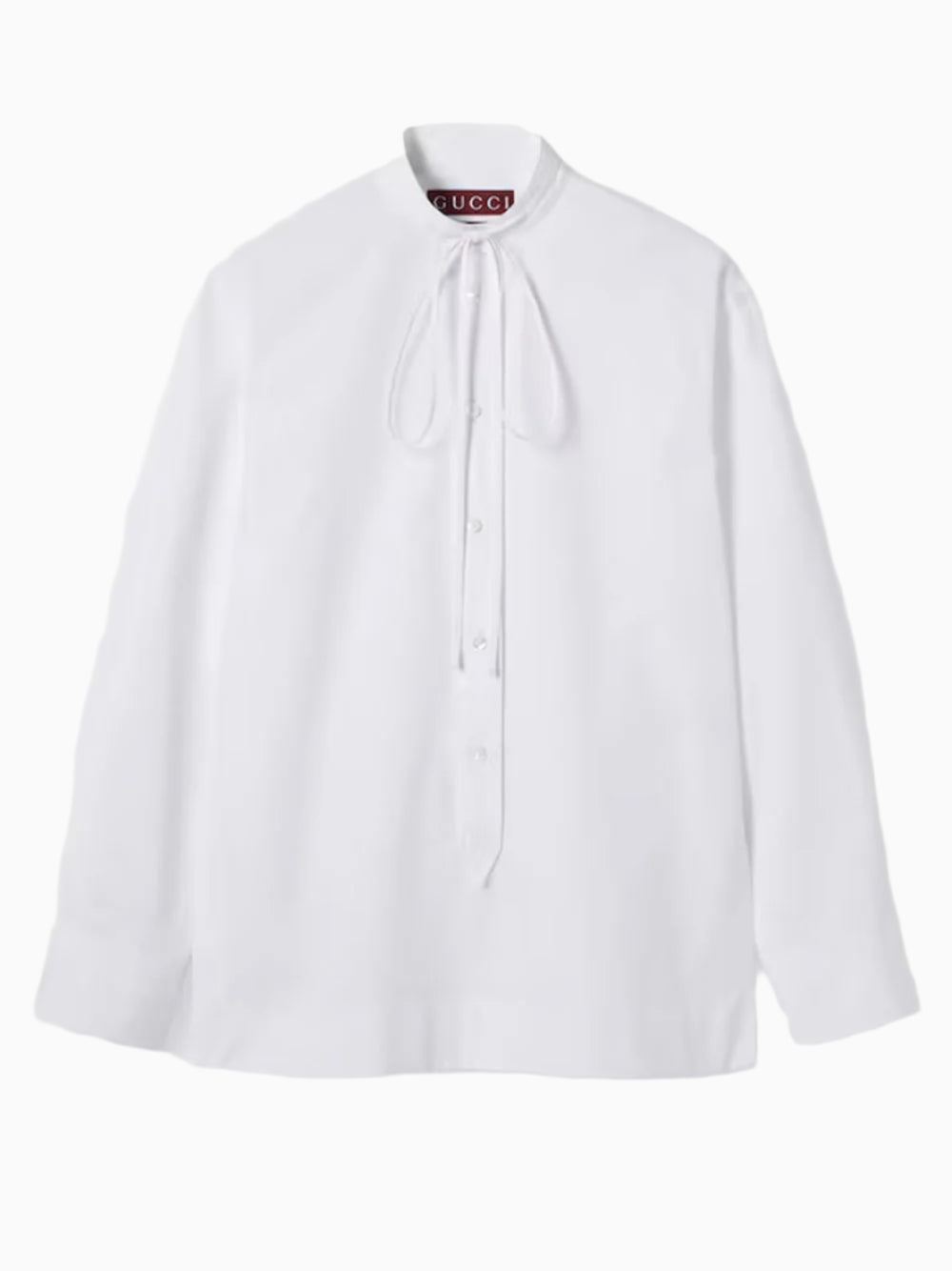 Camisa de popelina con bordado