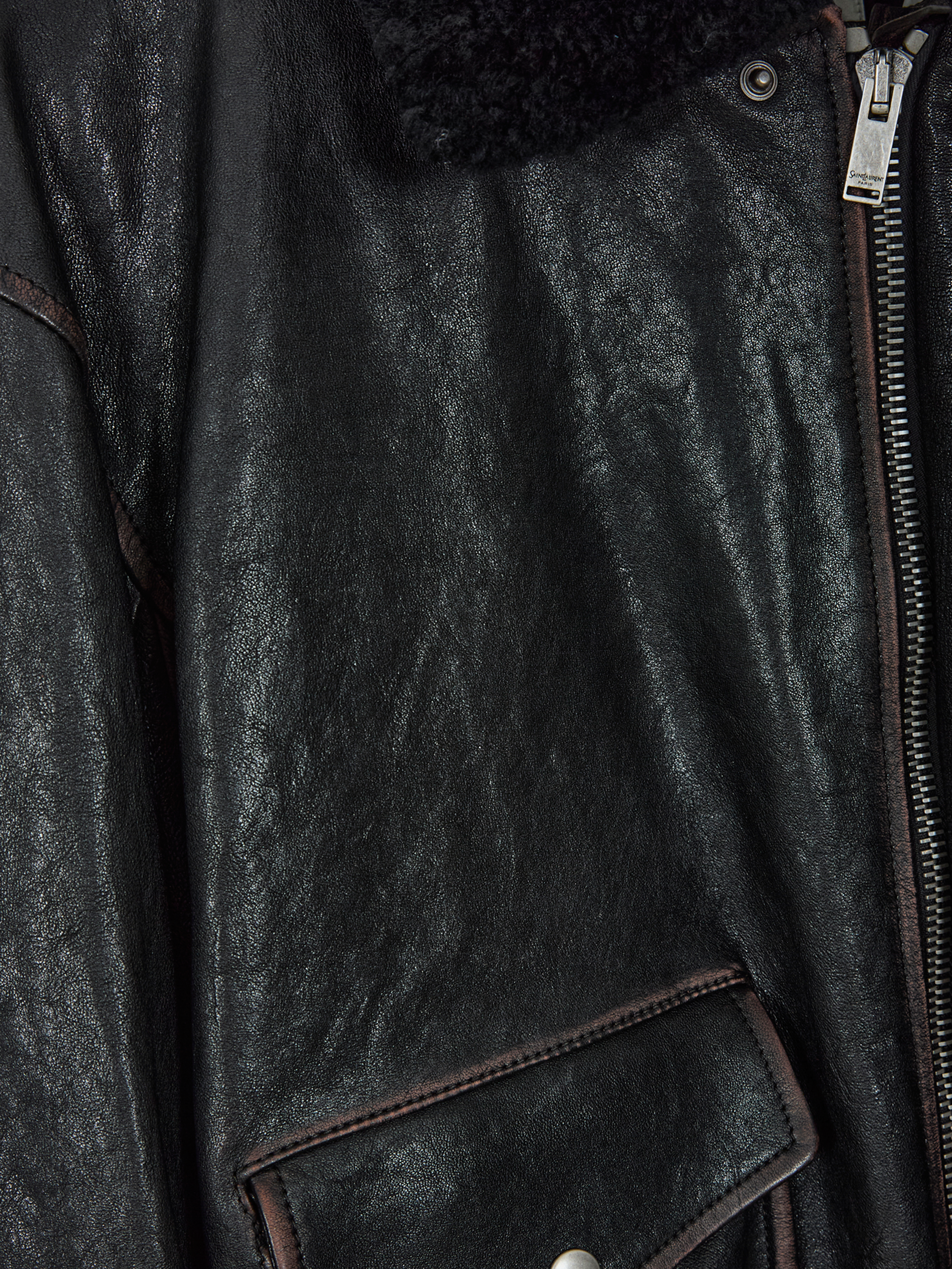 Vintage effect bomber