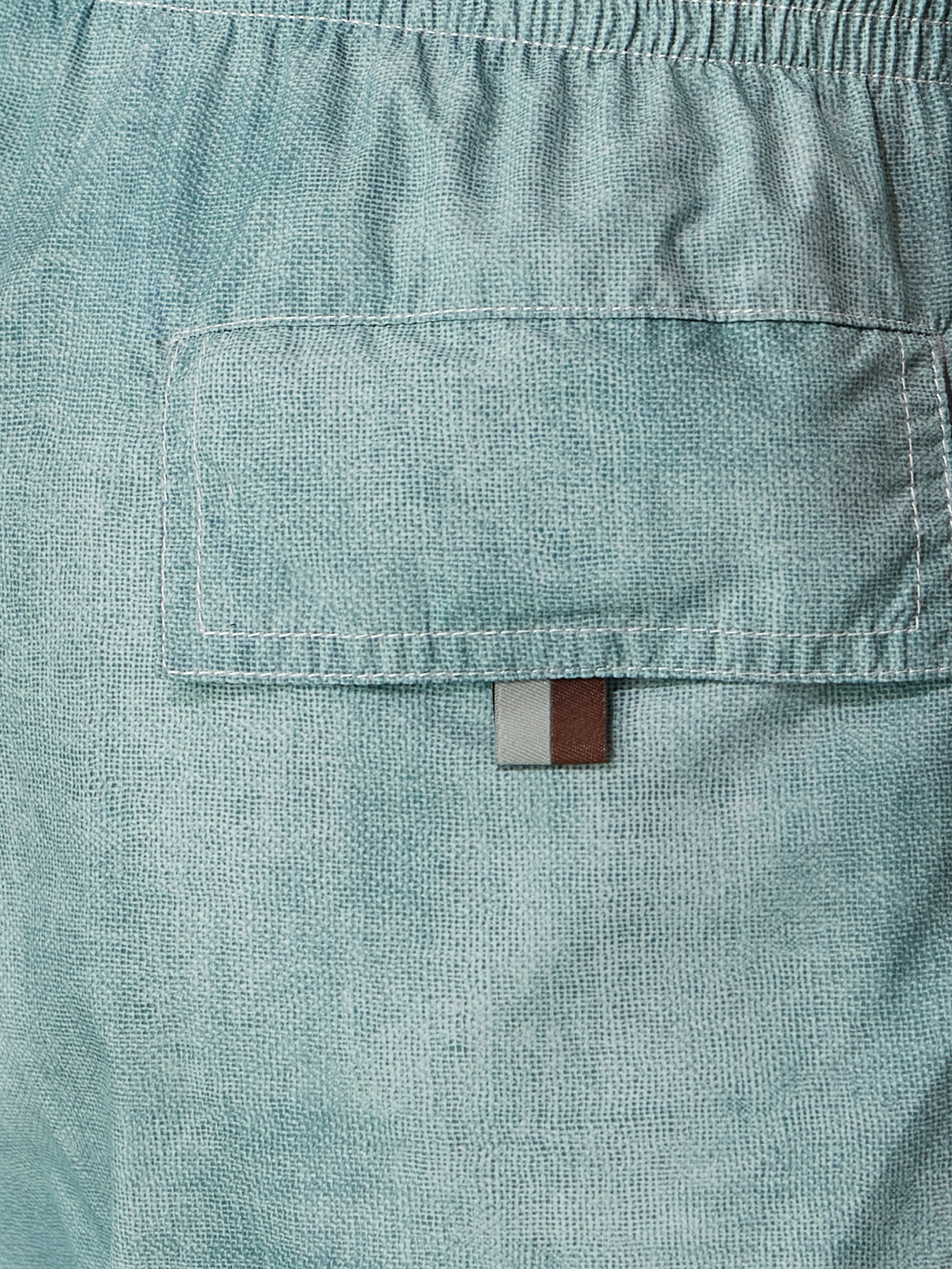 Fabric-effect swim shorts