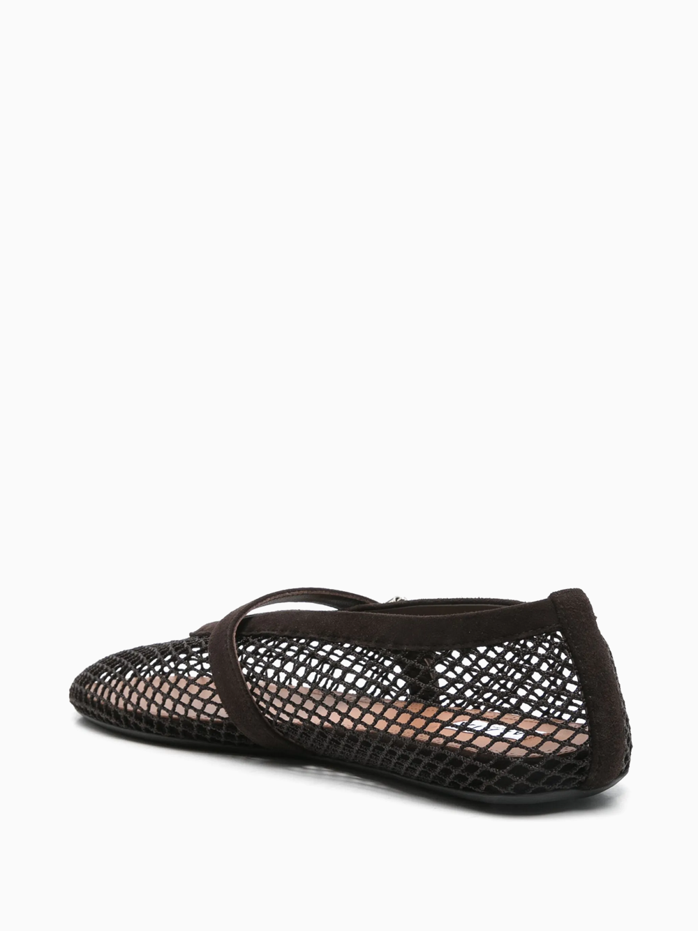 Fishnet ballet flats