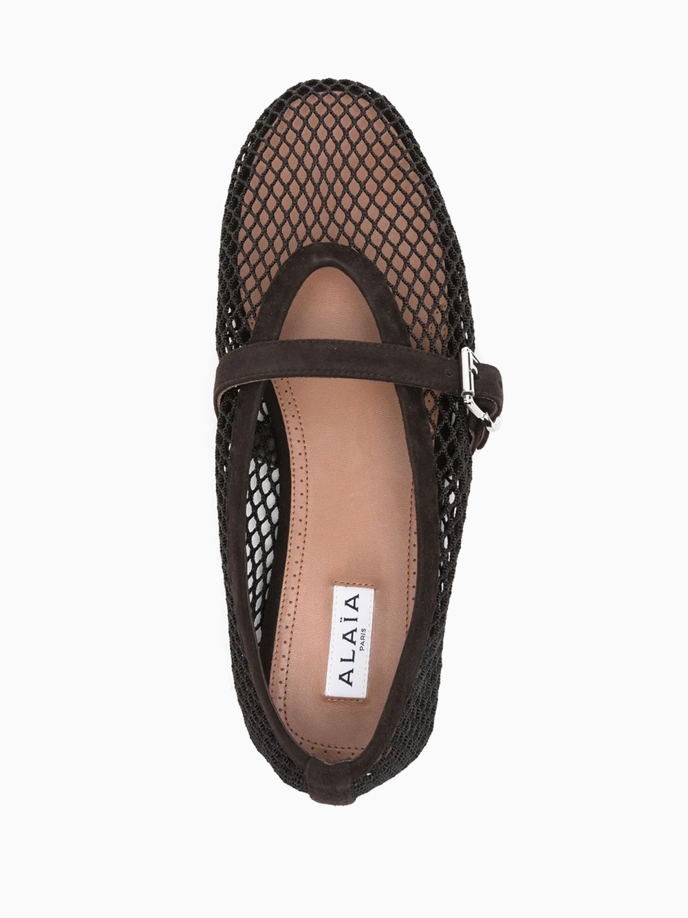 Fishnet ballet flats