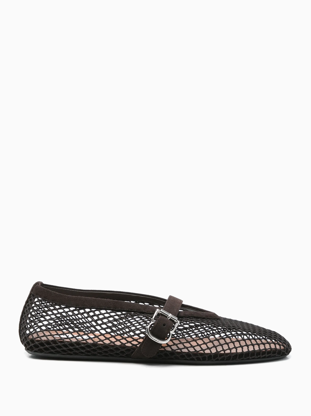 Fishnet ballet flats
