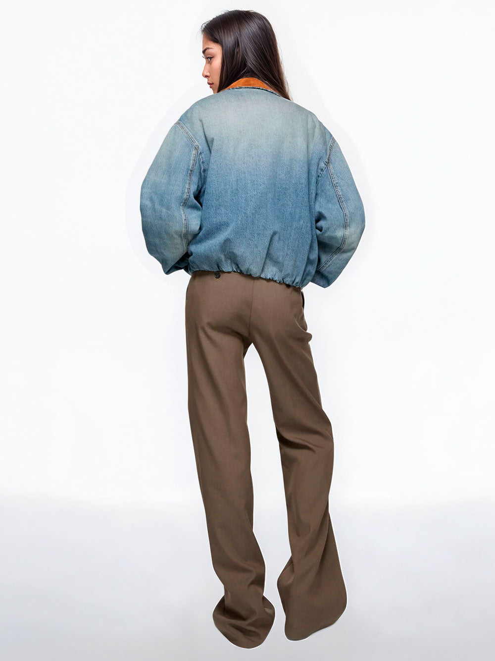 Cazadora bomber denim