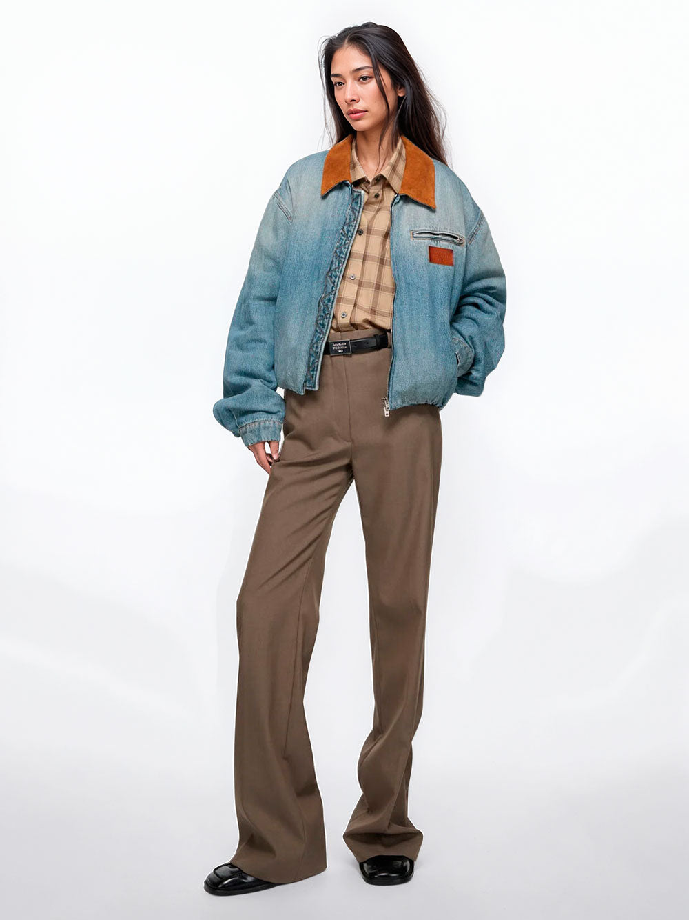 Cazadora bomber denim