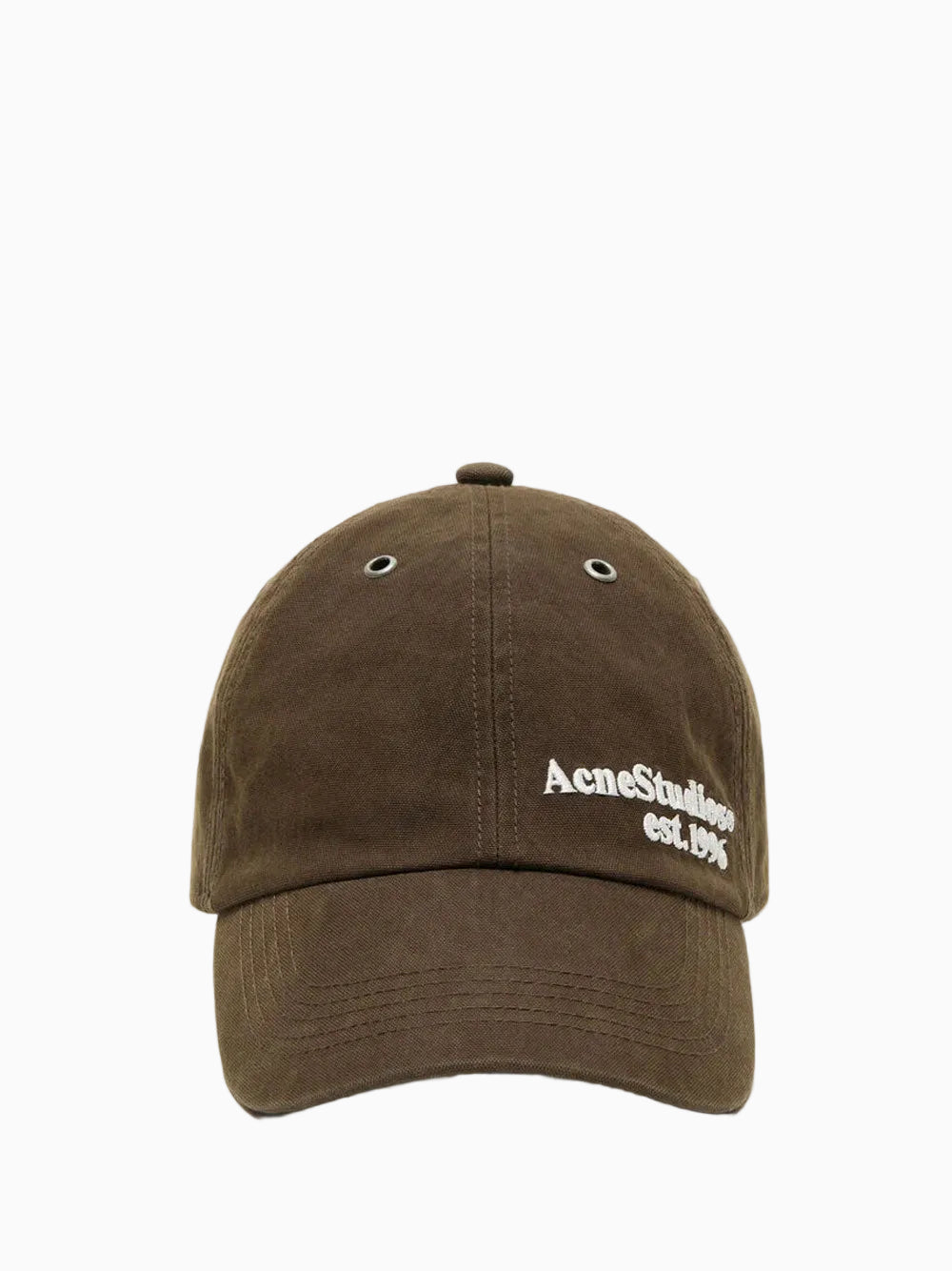 Waxed logo cap
