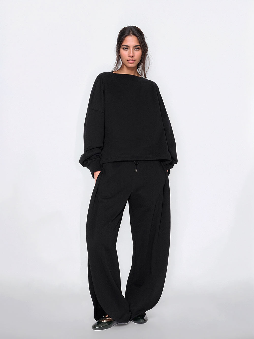 Petal fleece joggers