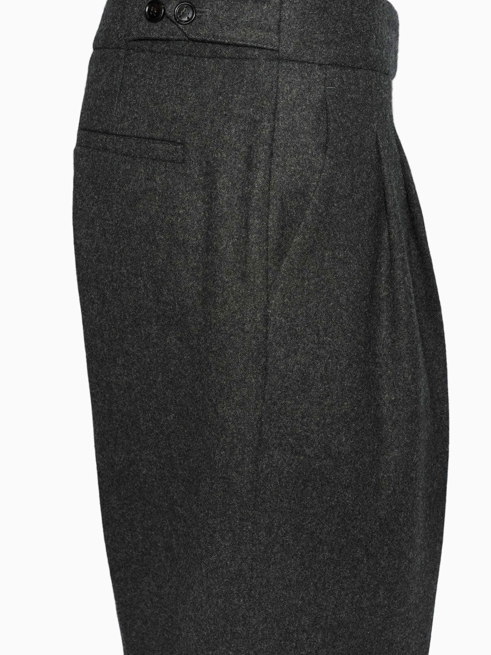 Flannel tailored pants