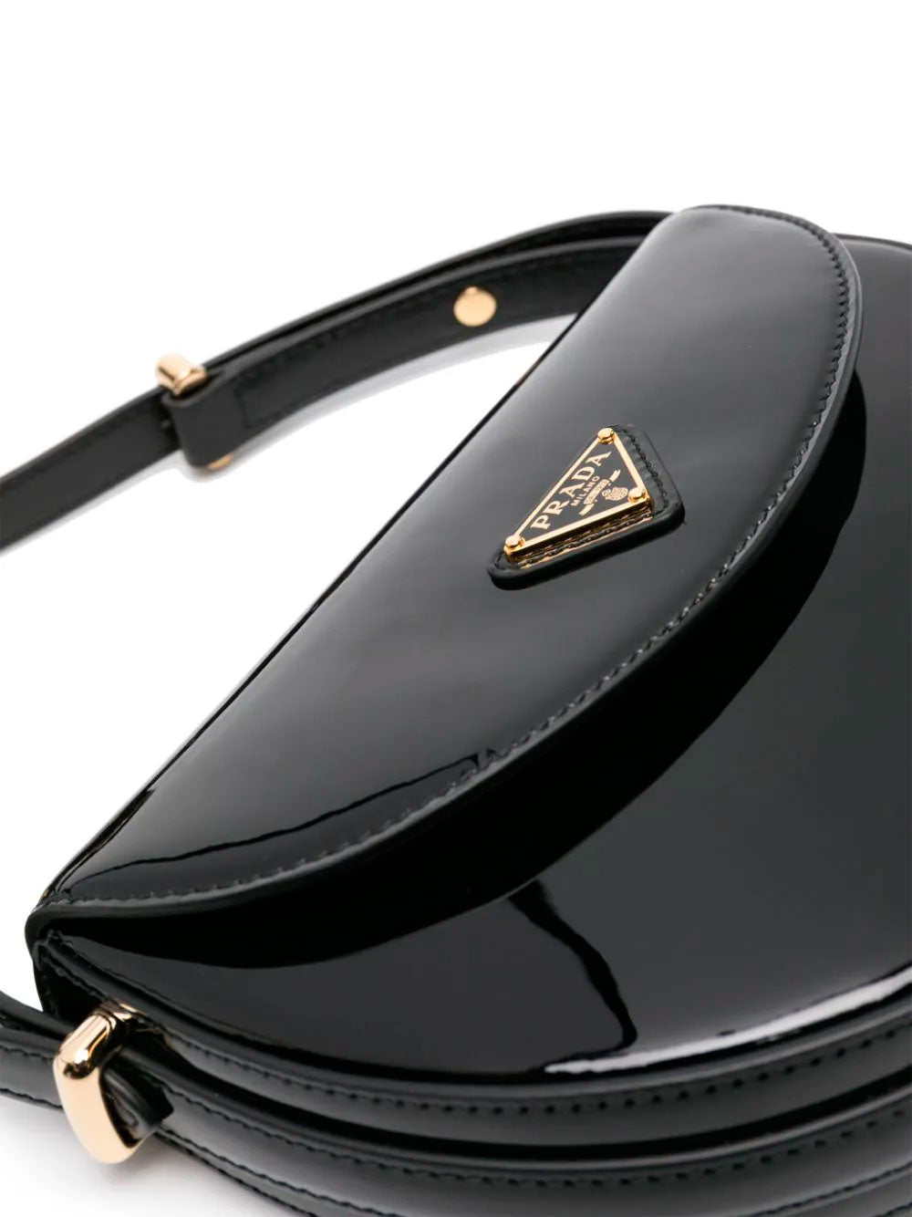 Triangle-logo shoulder bag