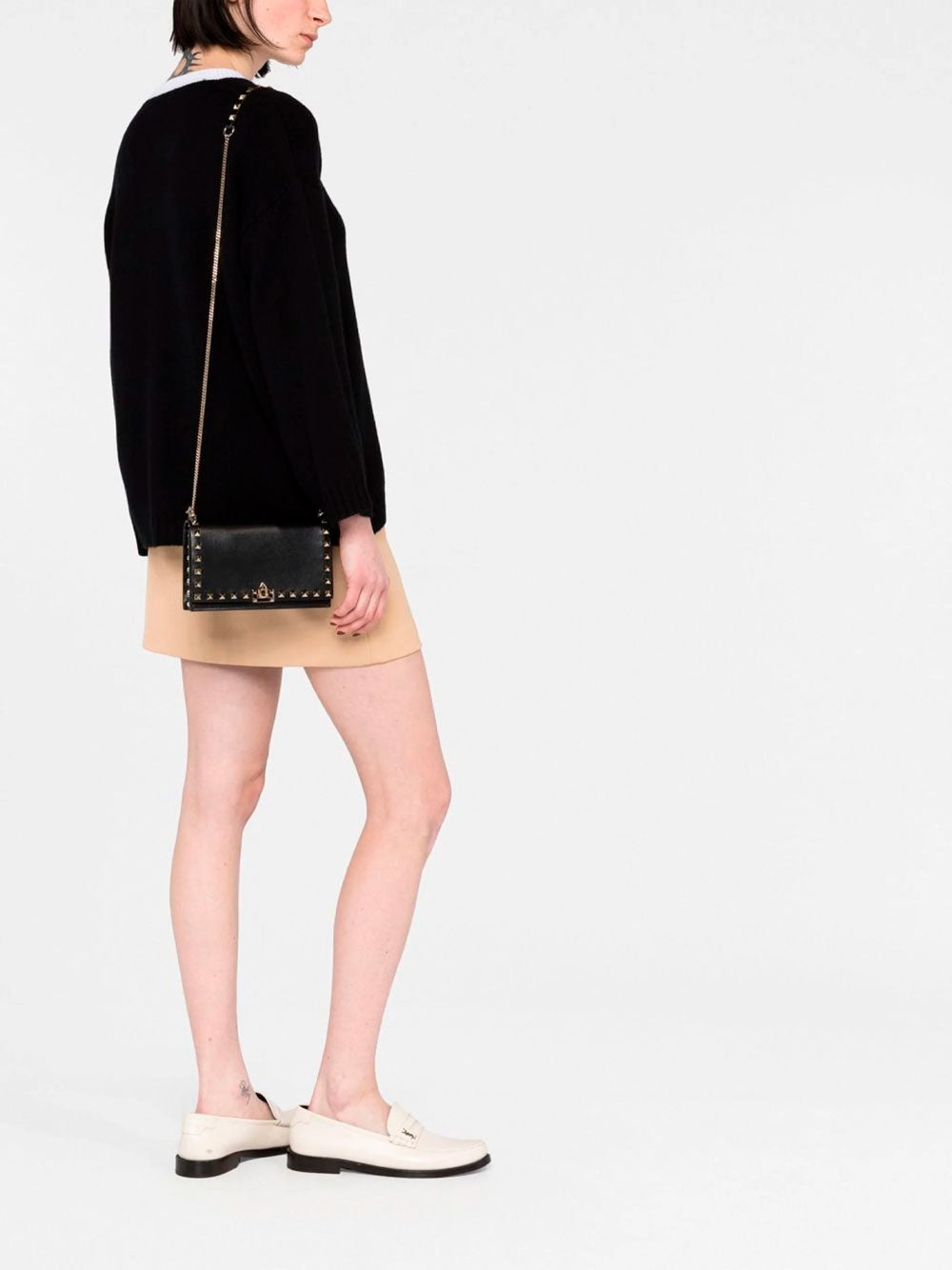 Cartera con cadena Rockstud