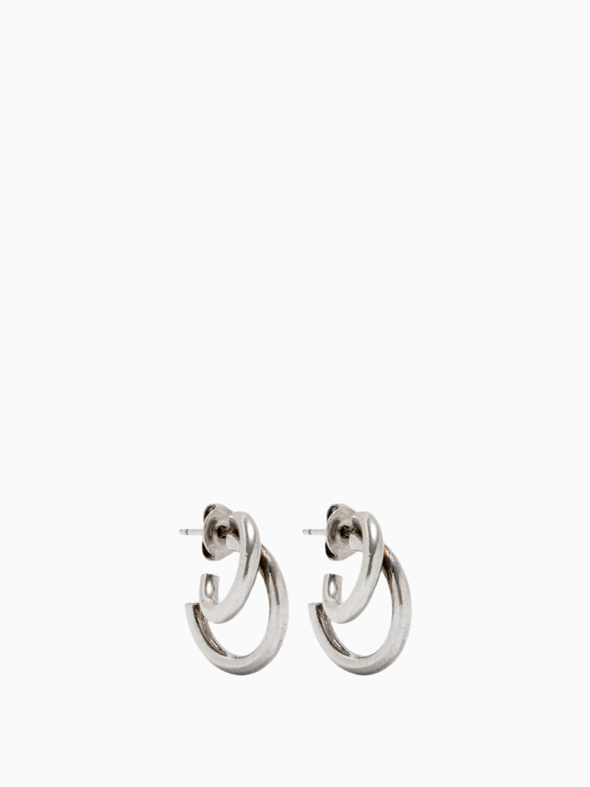 Pendientes de aro dobles