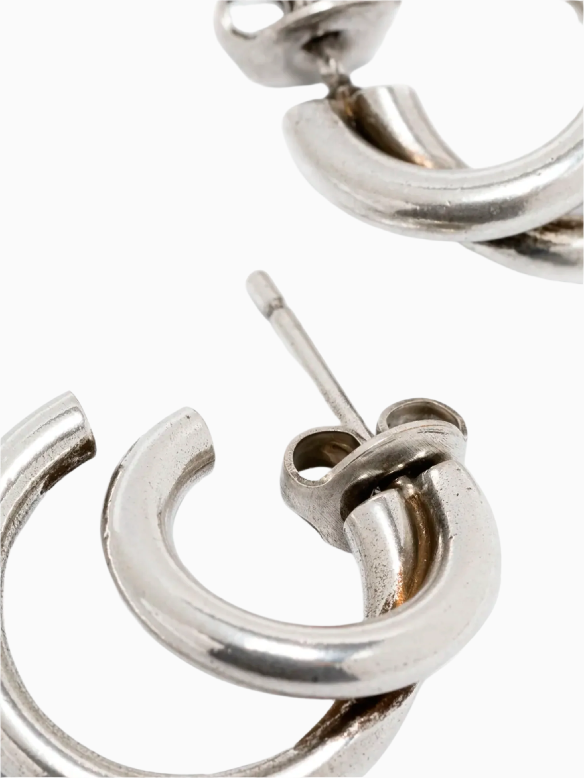 Pendientes de aro dobles