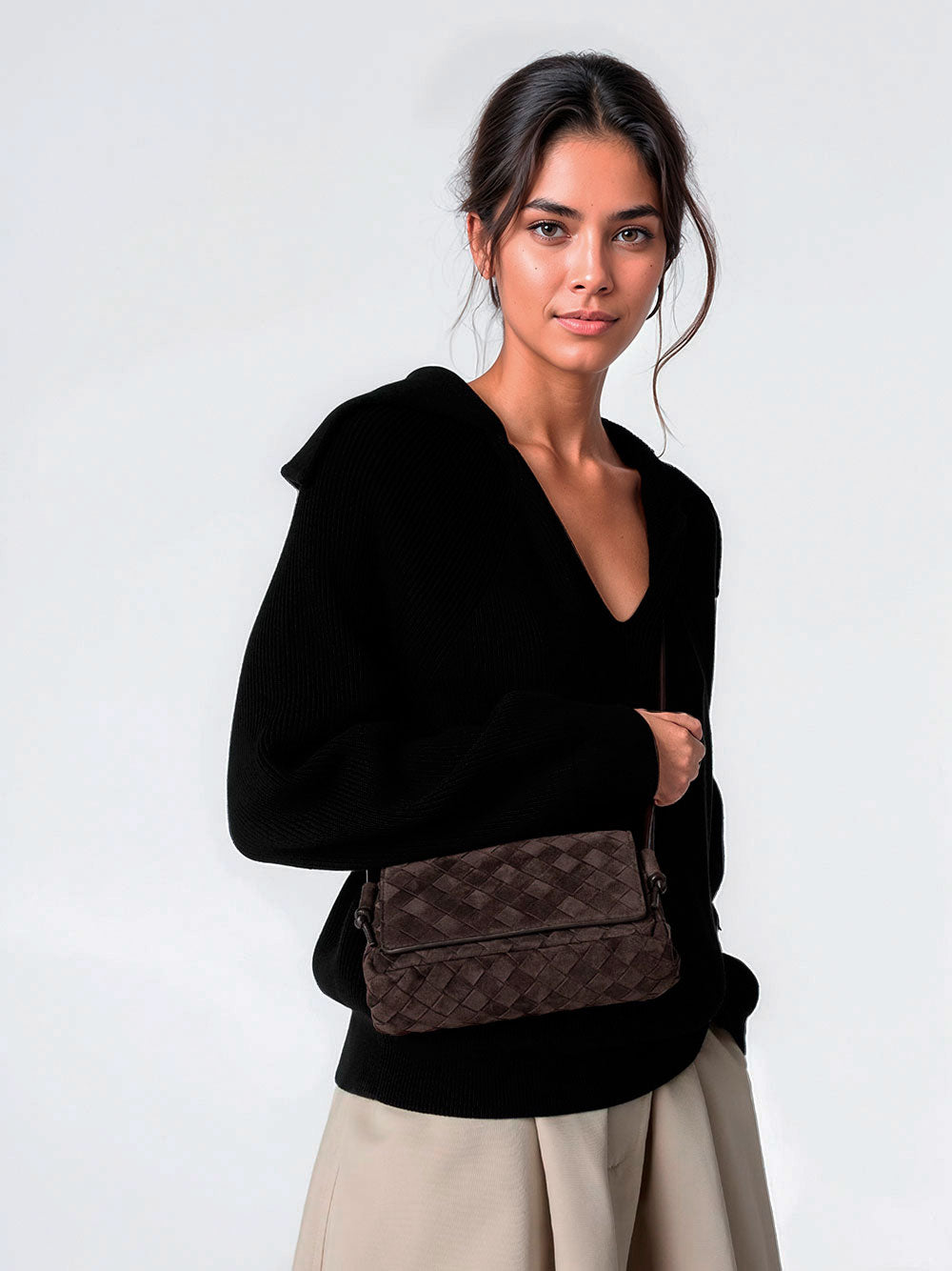 Bolso Notturno de ante