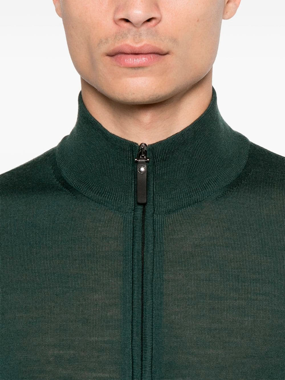 Cardigan con cremallera