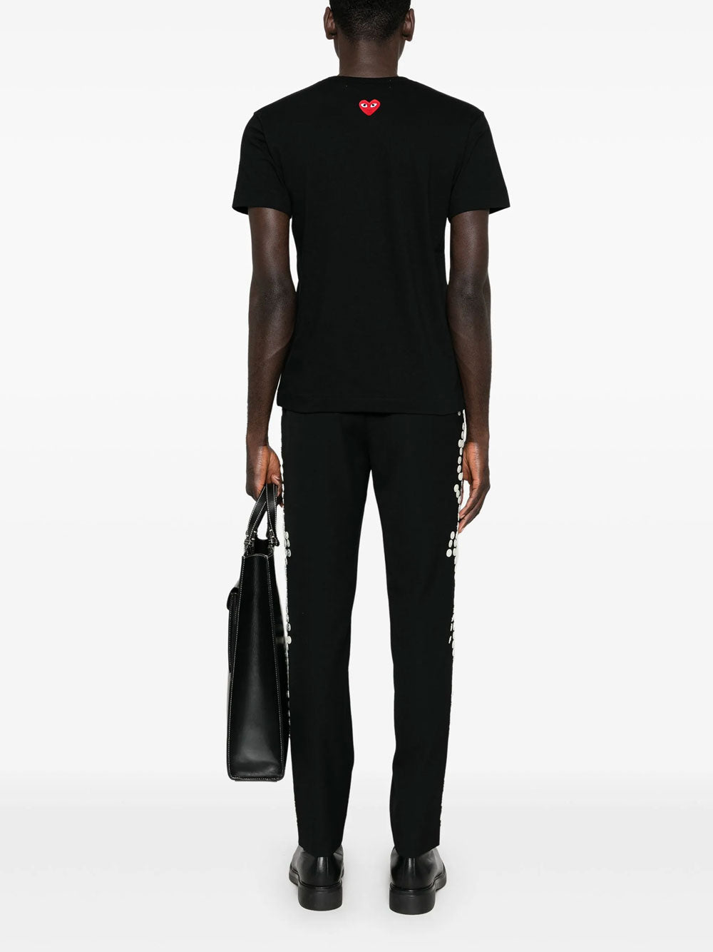 Heart-patch T-shirt