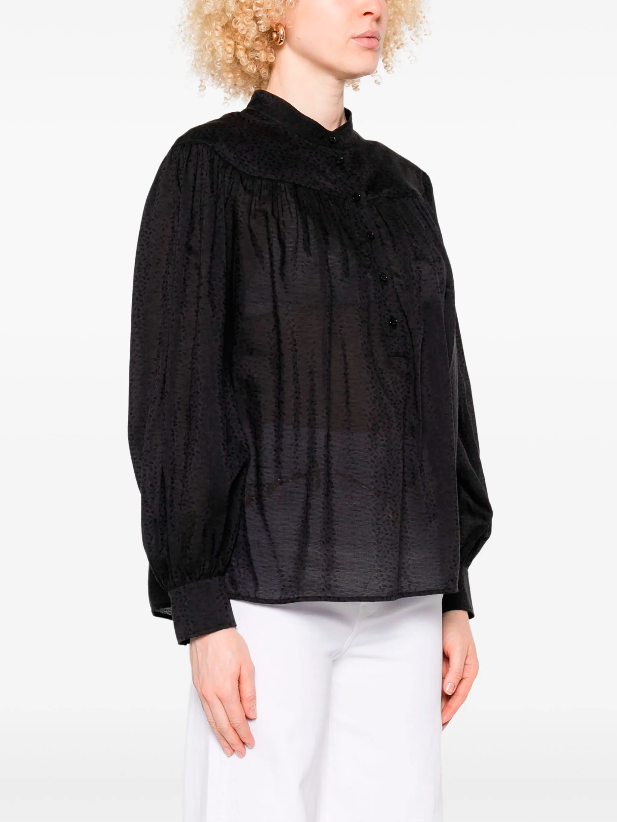 Jacquard blouse