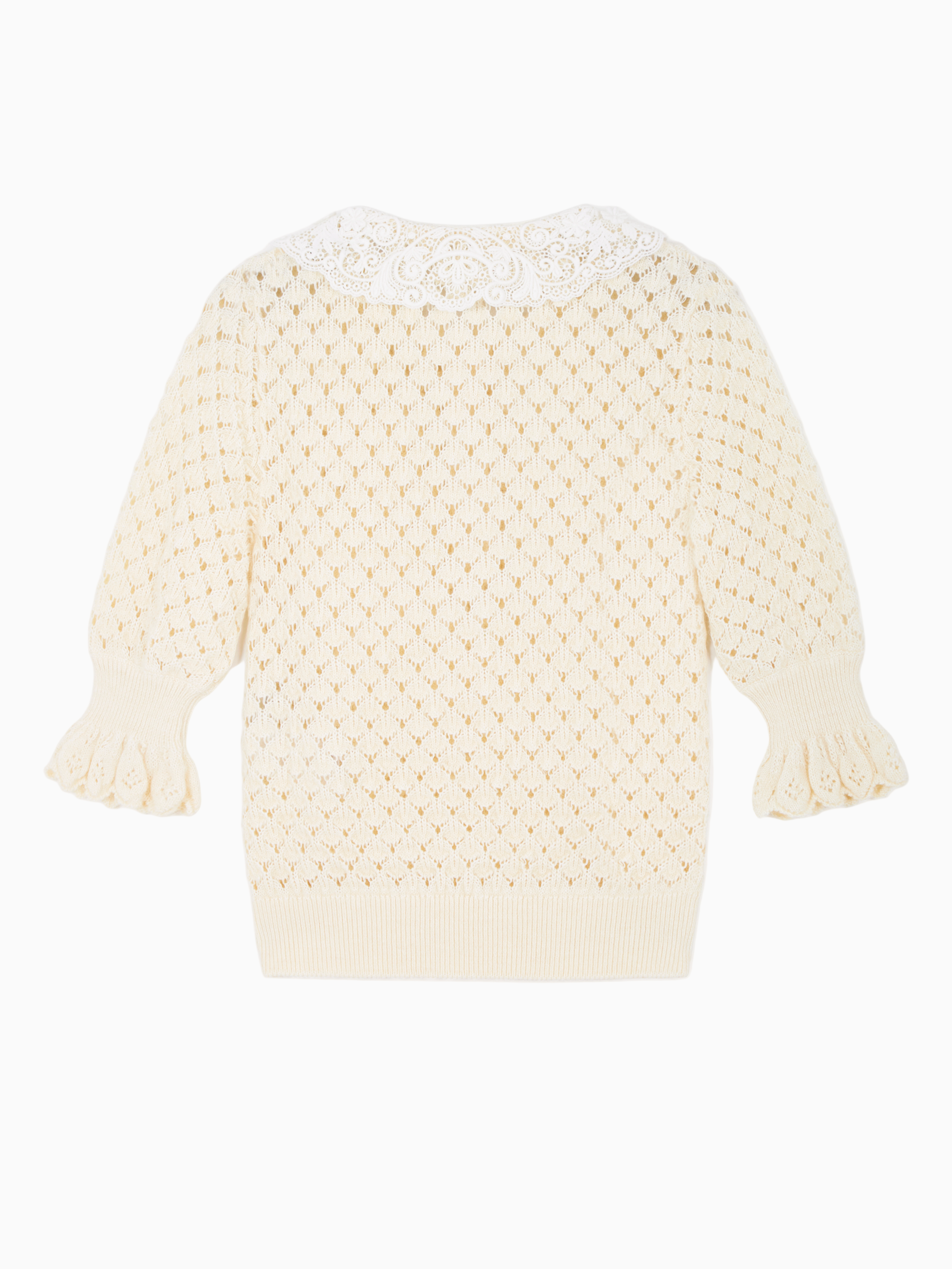 Open-knit sweater