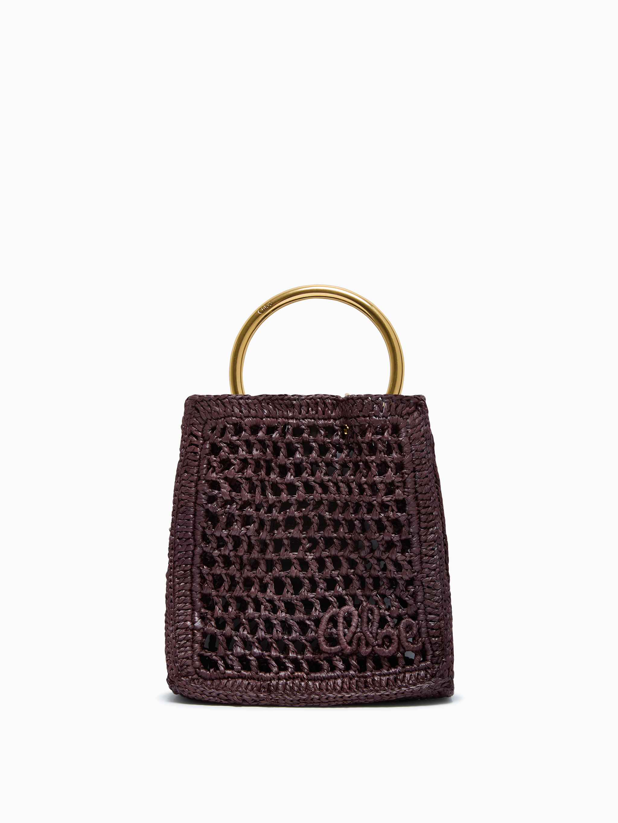 Summer Banana raffia minibag