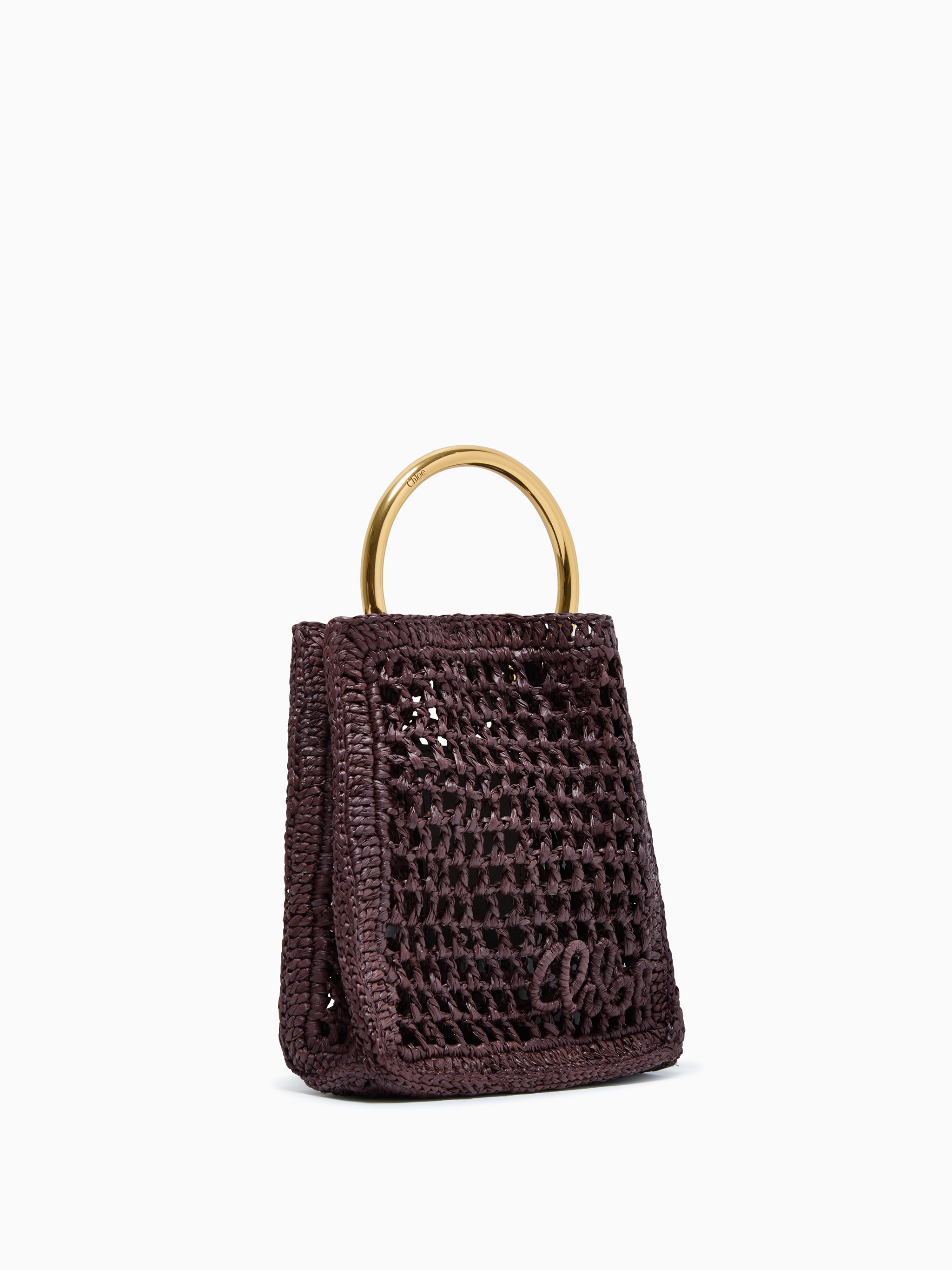 Summer Banana raffia minibag