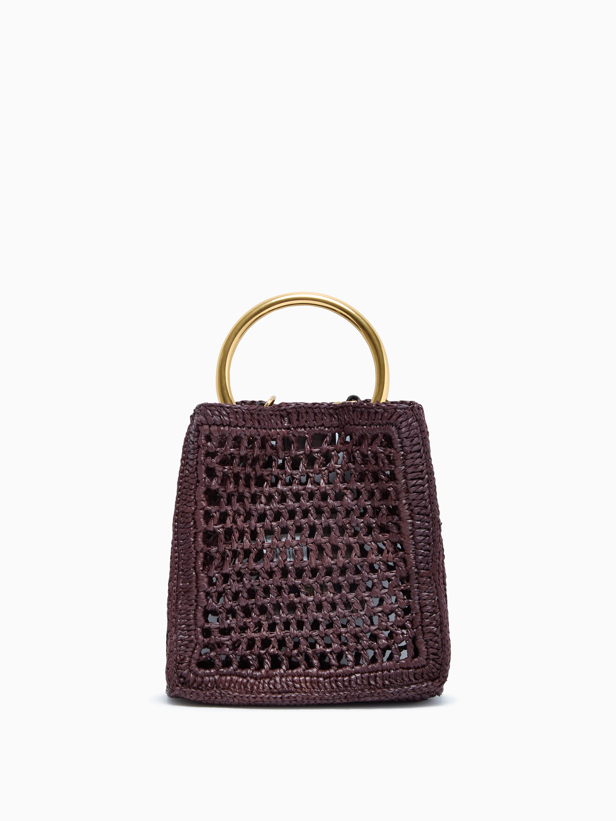 Summer Banana raffia minibag