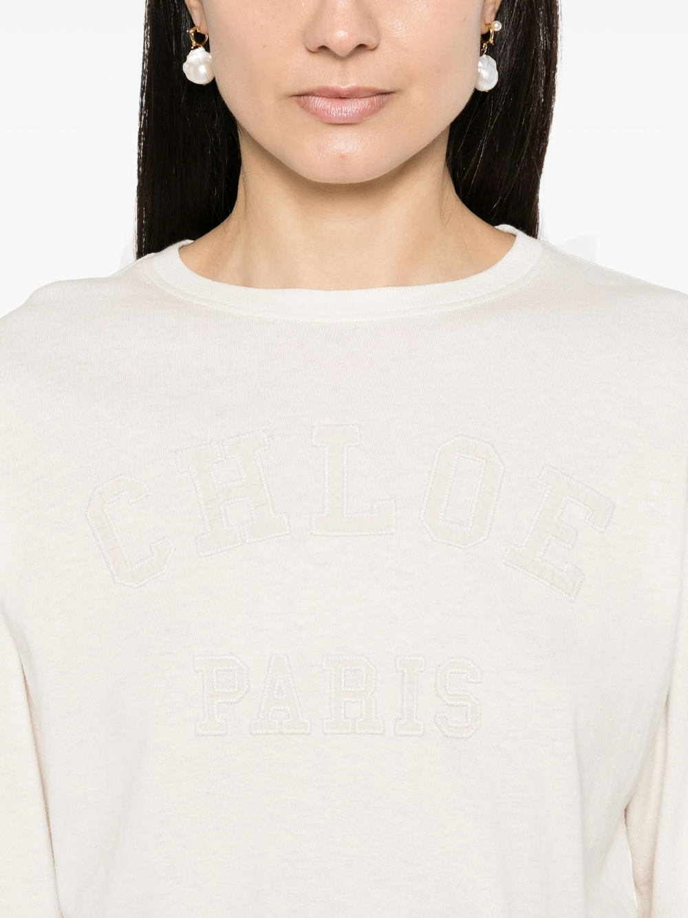 Oversized long-sleeve t-shirt