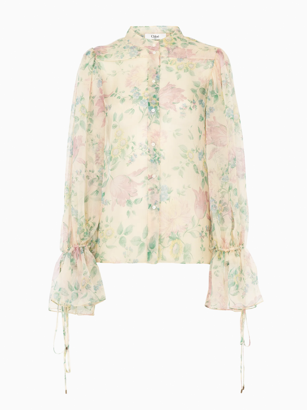 Blusa con estampado floral