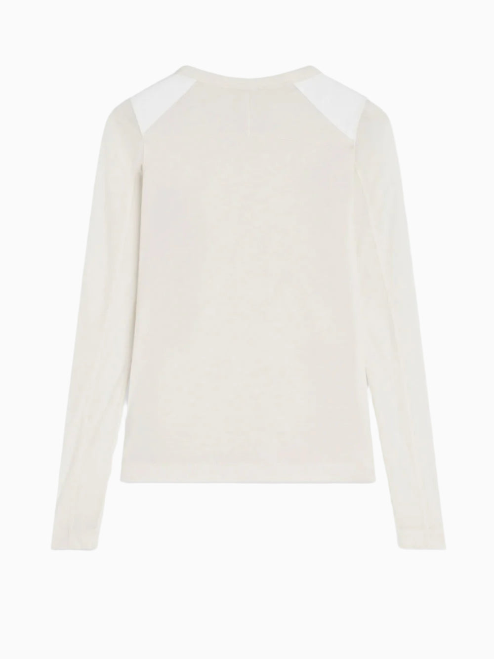 Top con cuello redondo