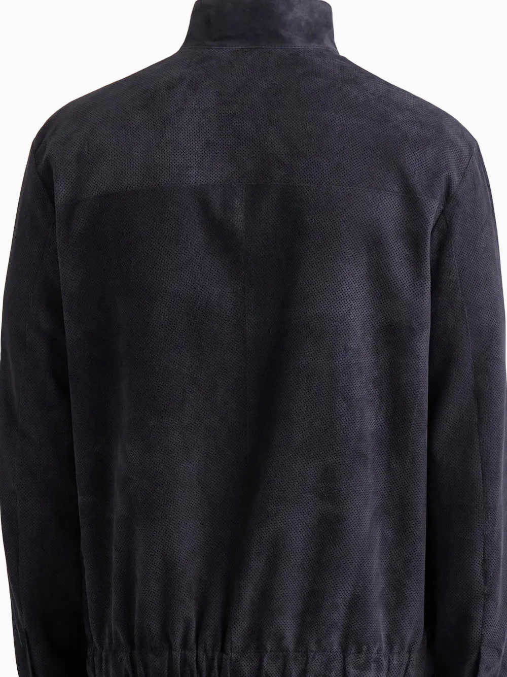 Cazadora de piel perforada