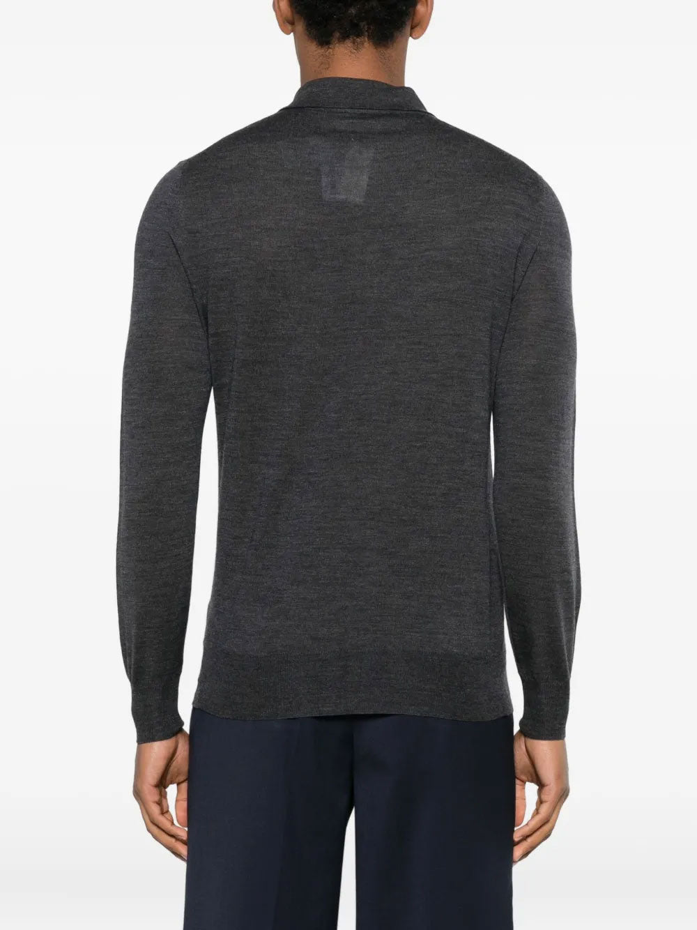 Long-sleeve polo shirt